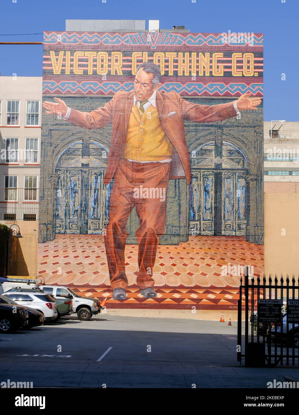 A mural in downtown Los Angeles, USA Stock Photo Alamy
