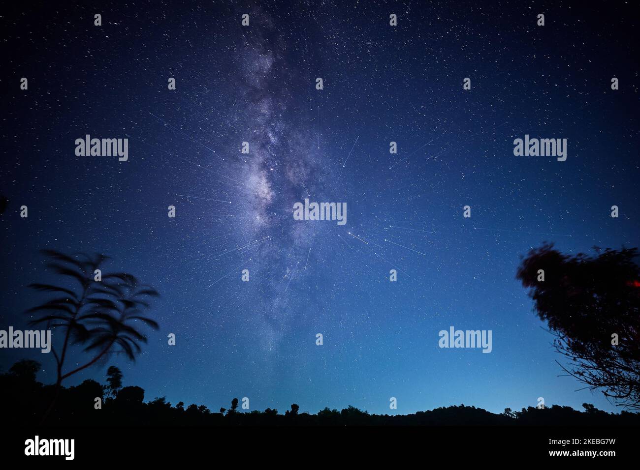 The mesmerizing starry night sky - great for a wallpaper Stock Photo ...