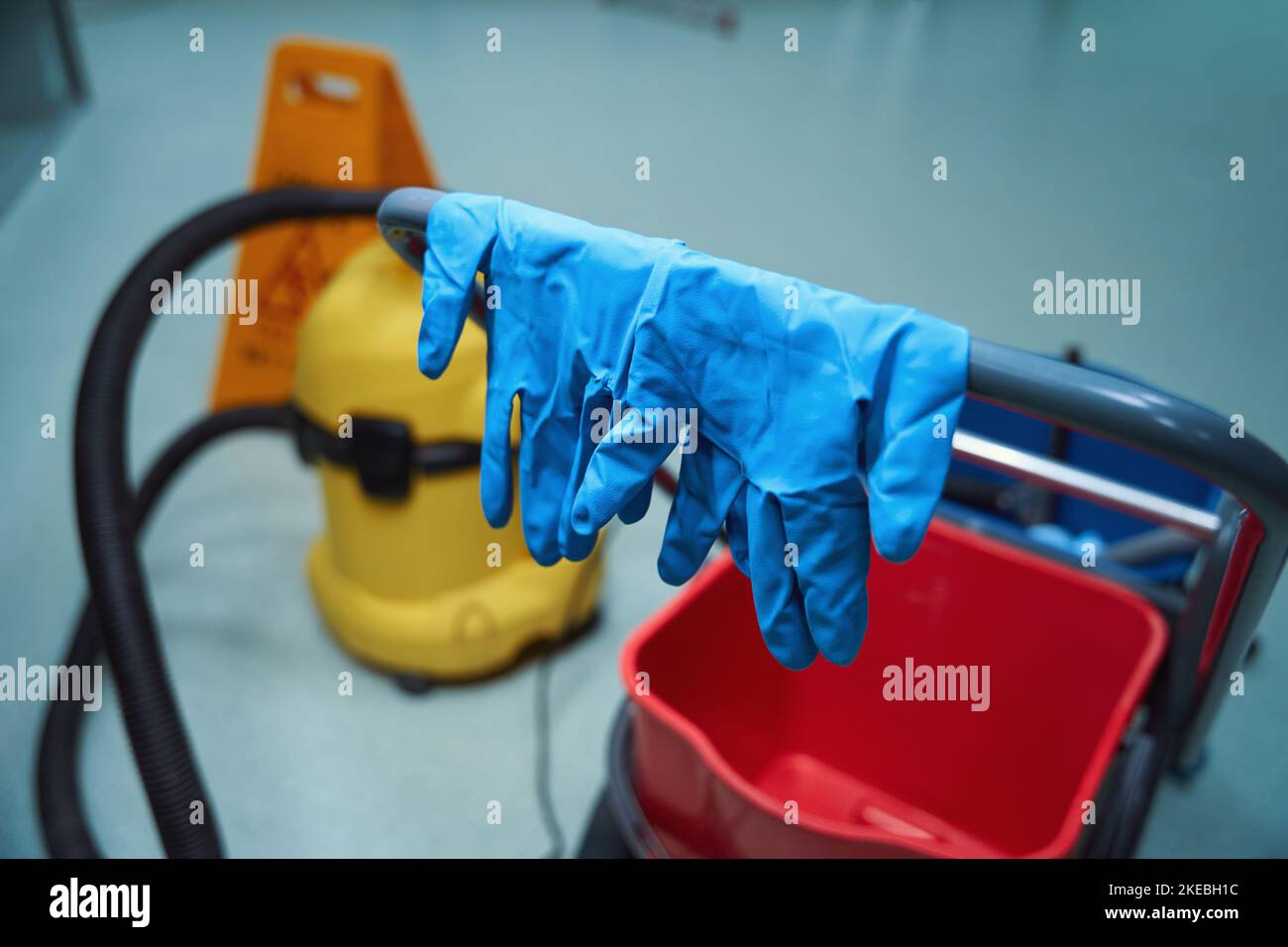 Using proper personal protective equipment during housecleaning is