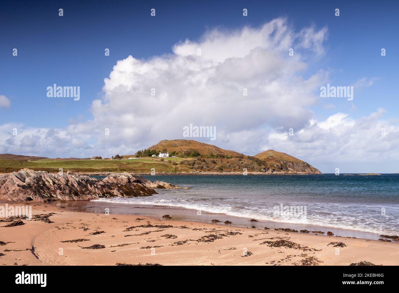 Firemore Beach on the Atlantic northwest coast of Scotland Stock Photo