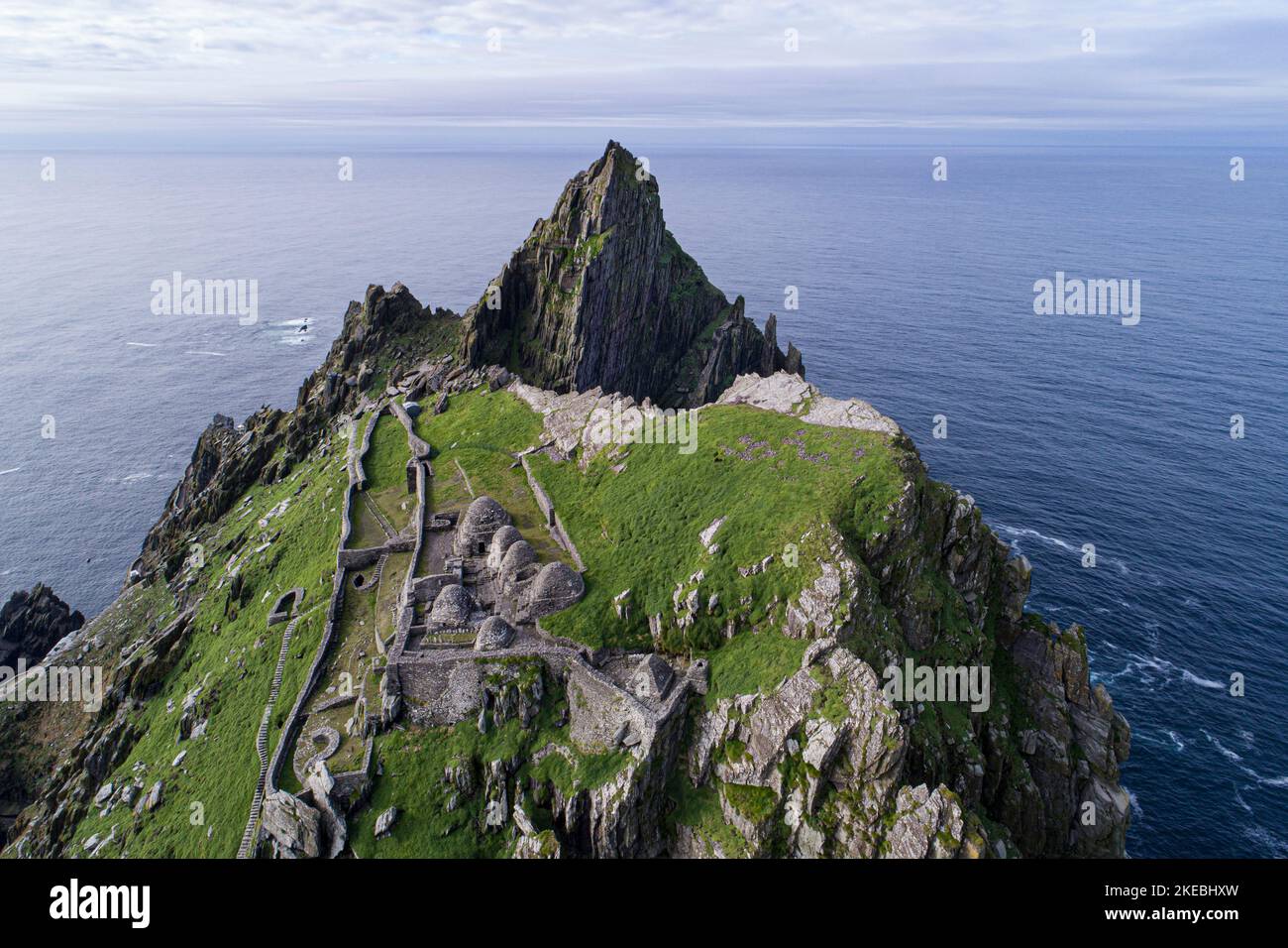 Skellig Michael off the coast of County Kerry, Ireland Stock Photo