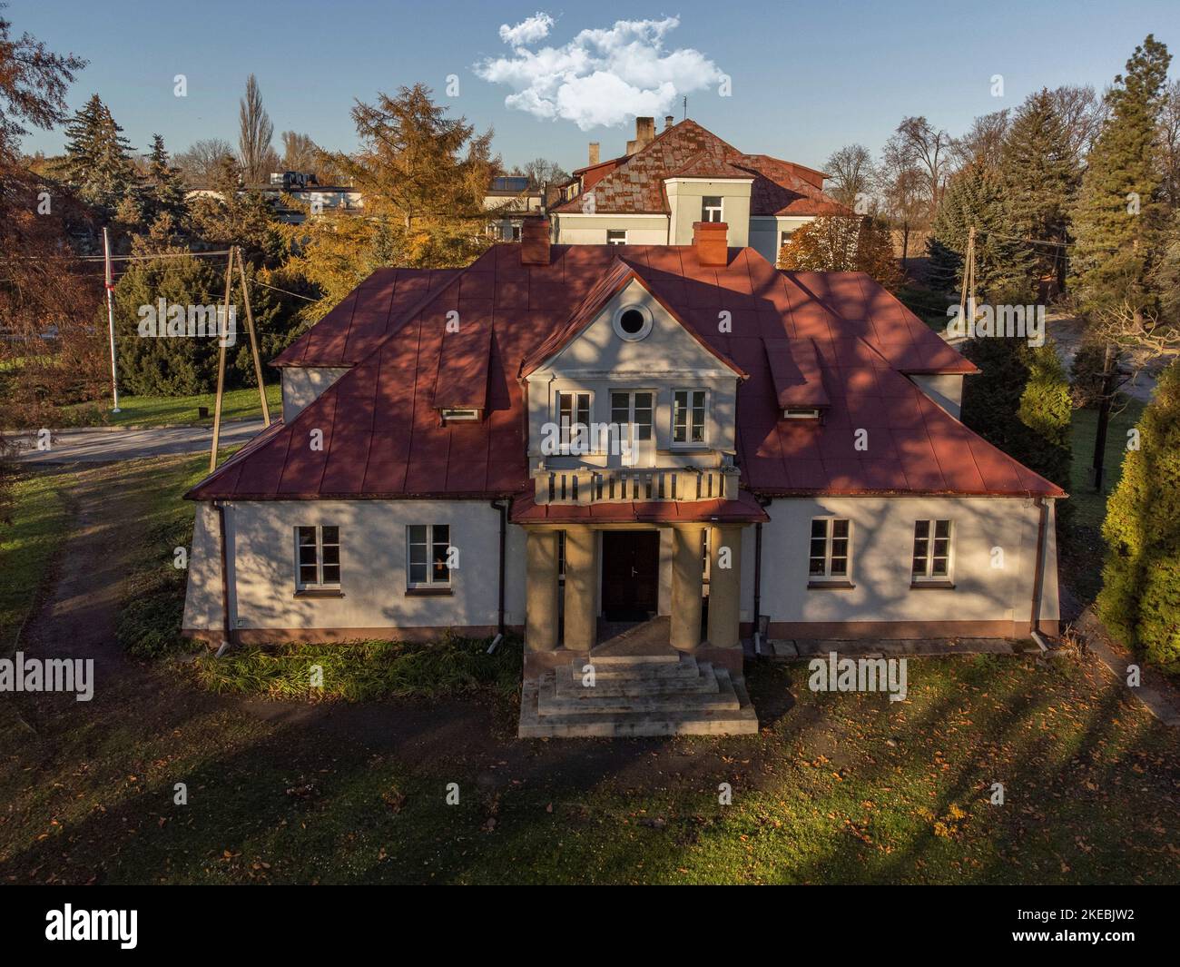 Historic noble manor house in Sedziejowice, Poland Stock Photo Alamy