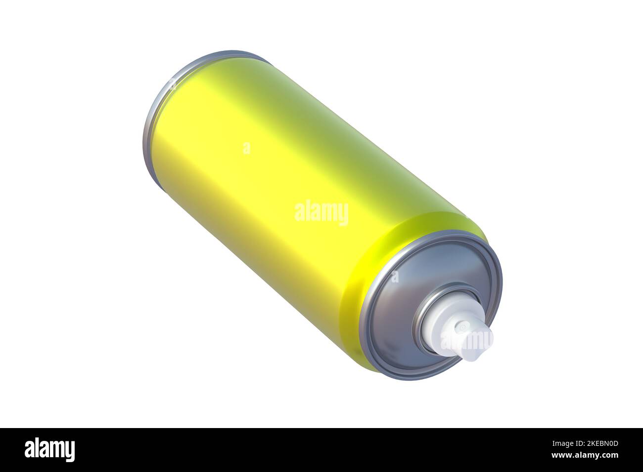 Can of spray paint isolated on white background. 3d render Stock Photo ...