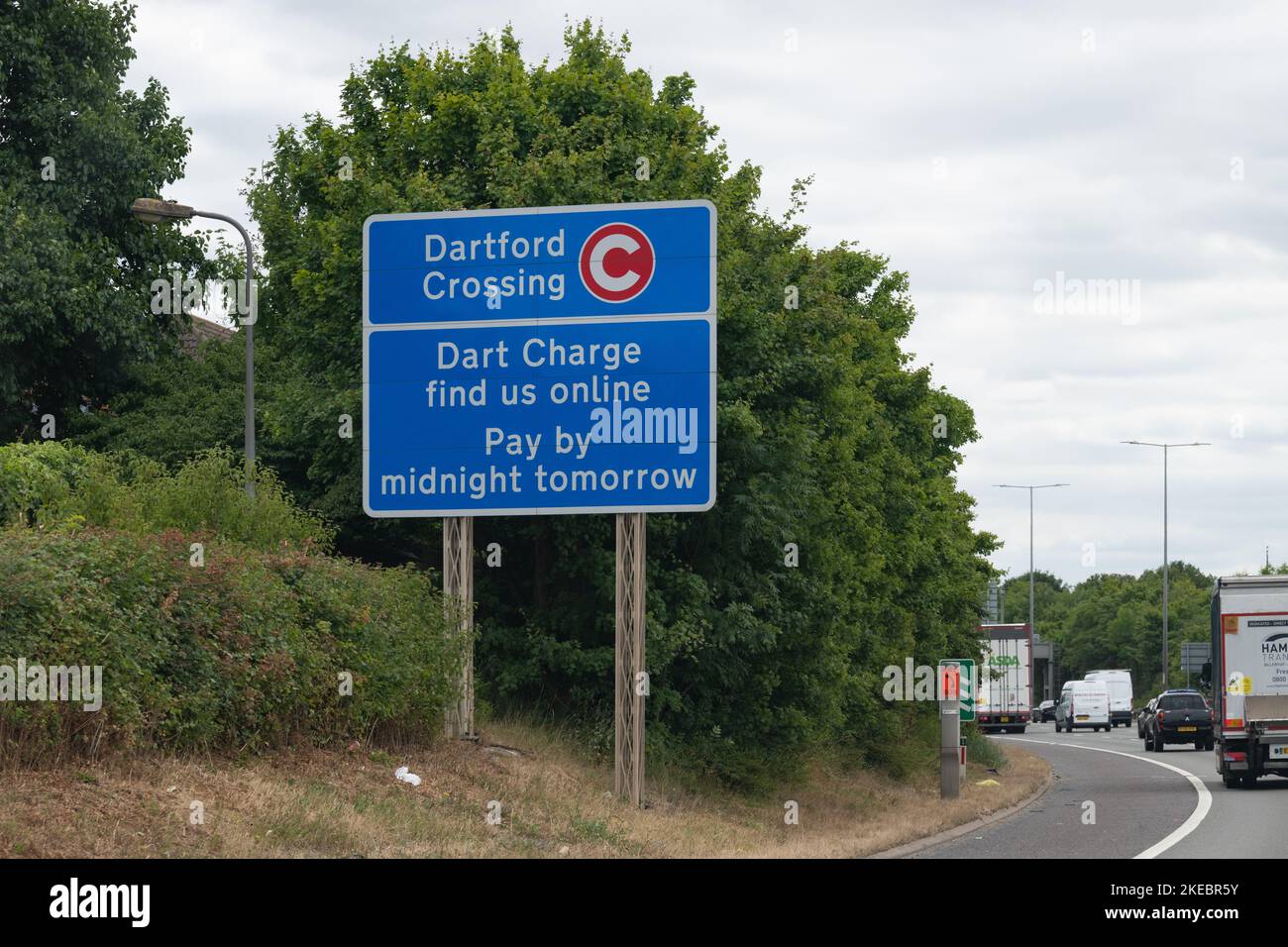 Dartford crossing sign hi-res stock photography and images - Alamy