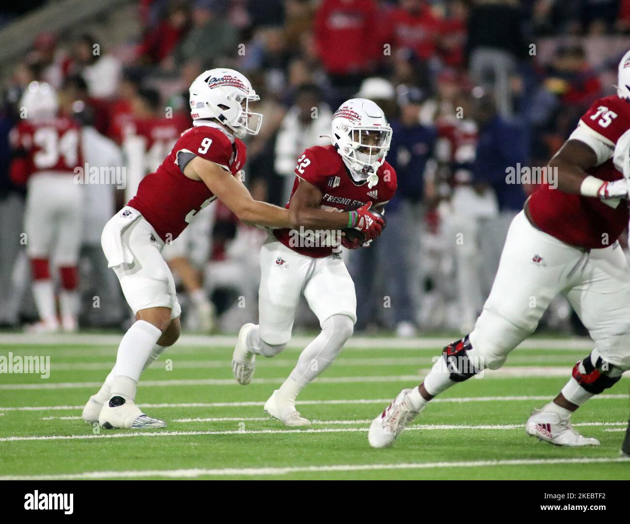 November 5, 2022 Fresno State Bulldogs running back Malik Sherrod (22