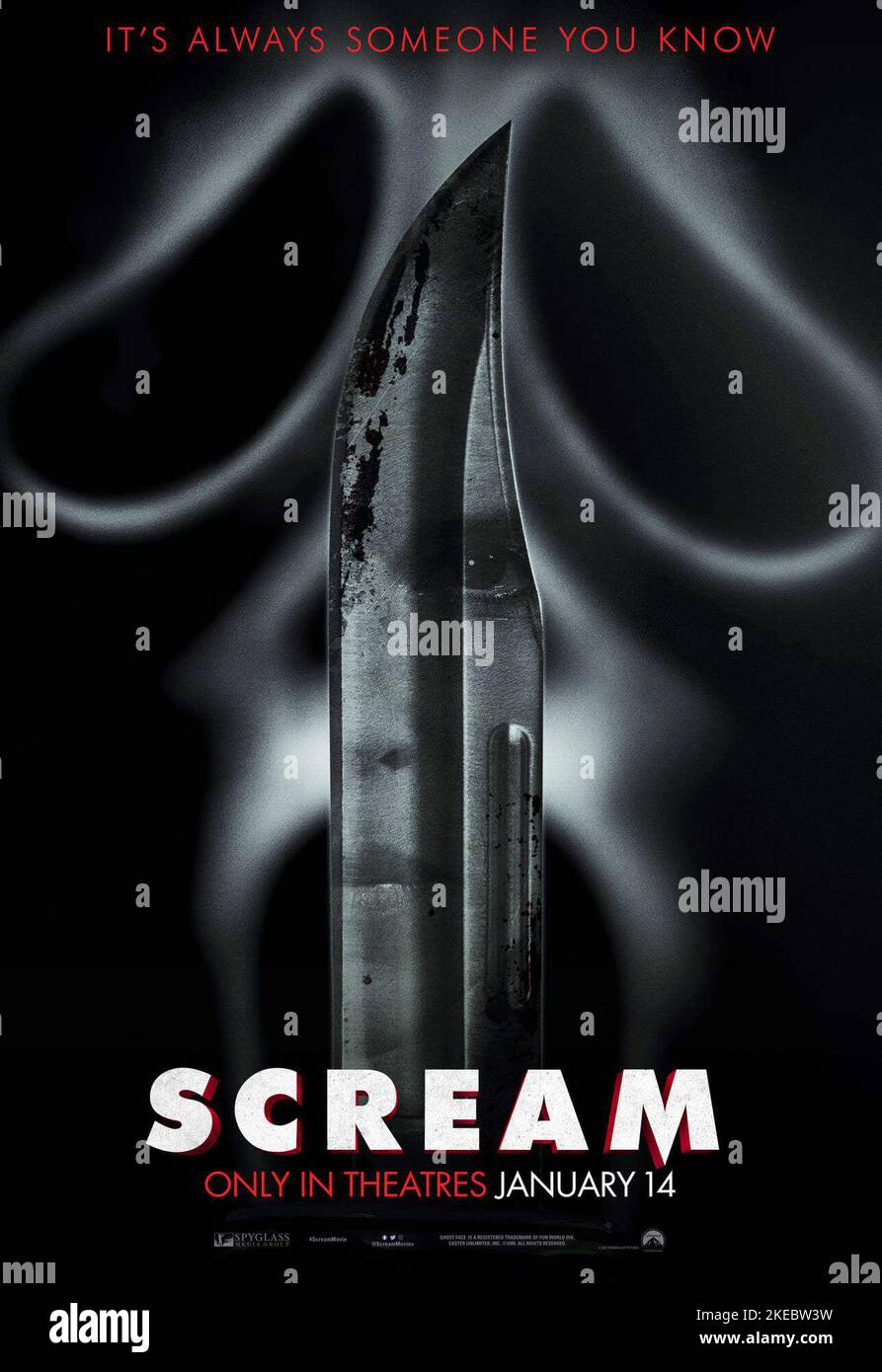 Scream Poster Stock Photo - Alamy