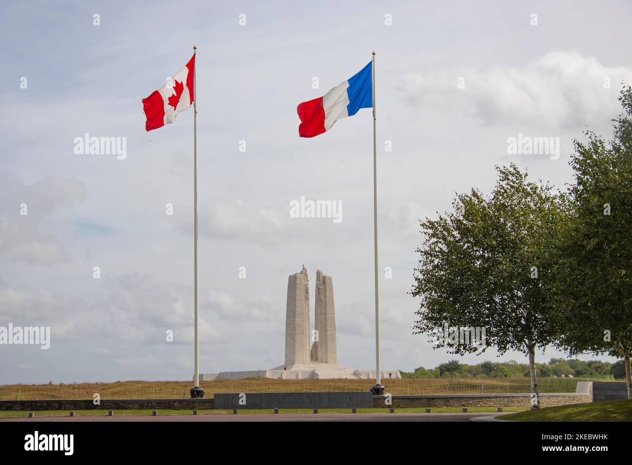Canadian war memorial, Vimy Stock Photo - Alamy