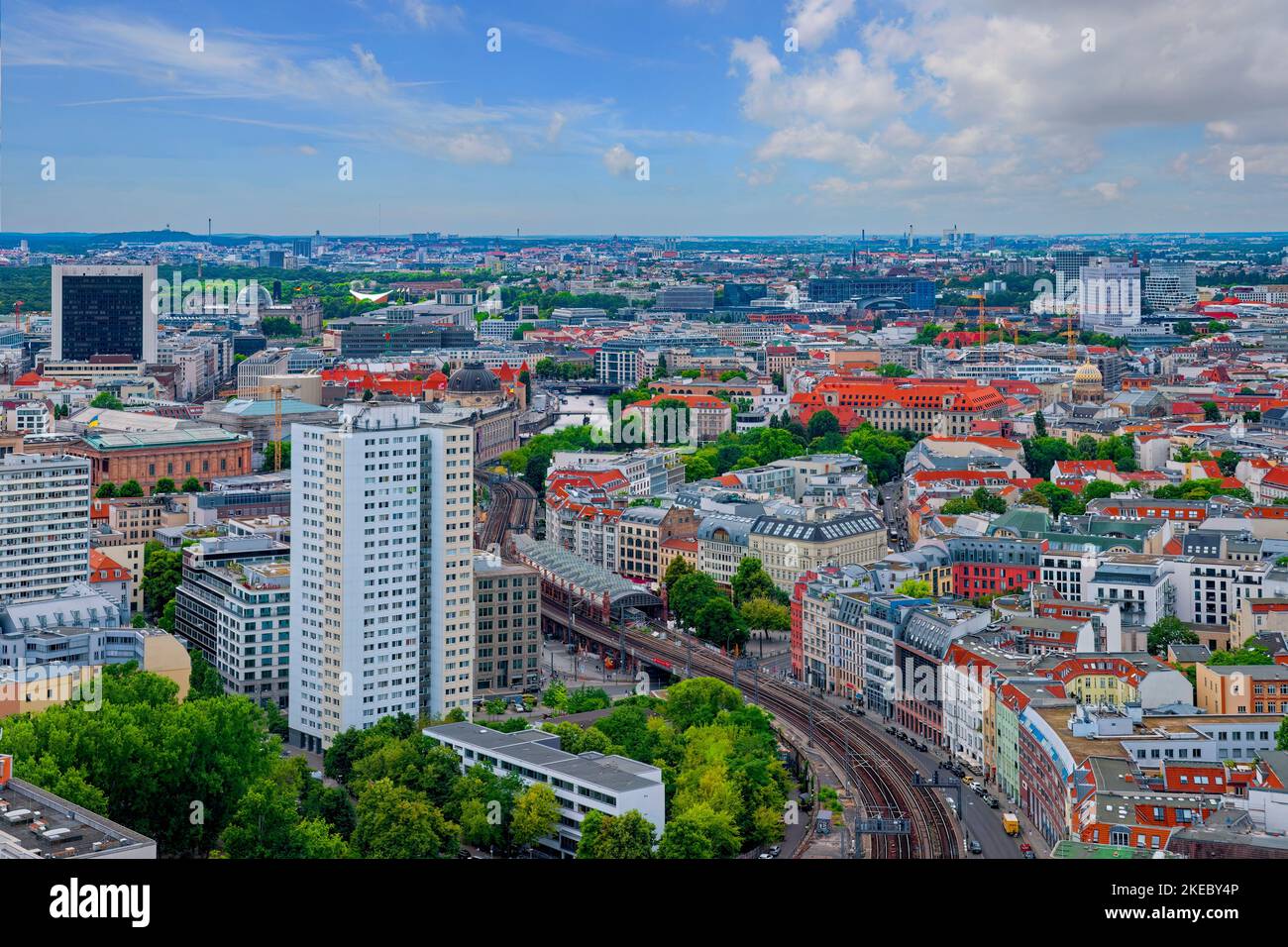 View of Berlin, capital city, Germany, Europe Stock Photo