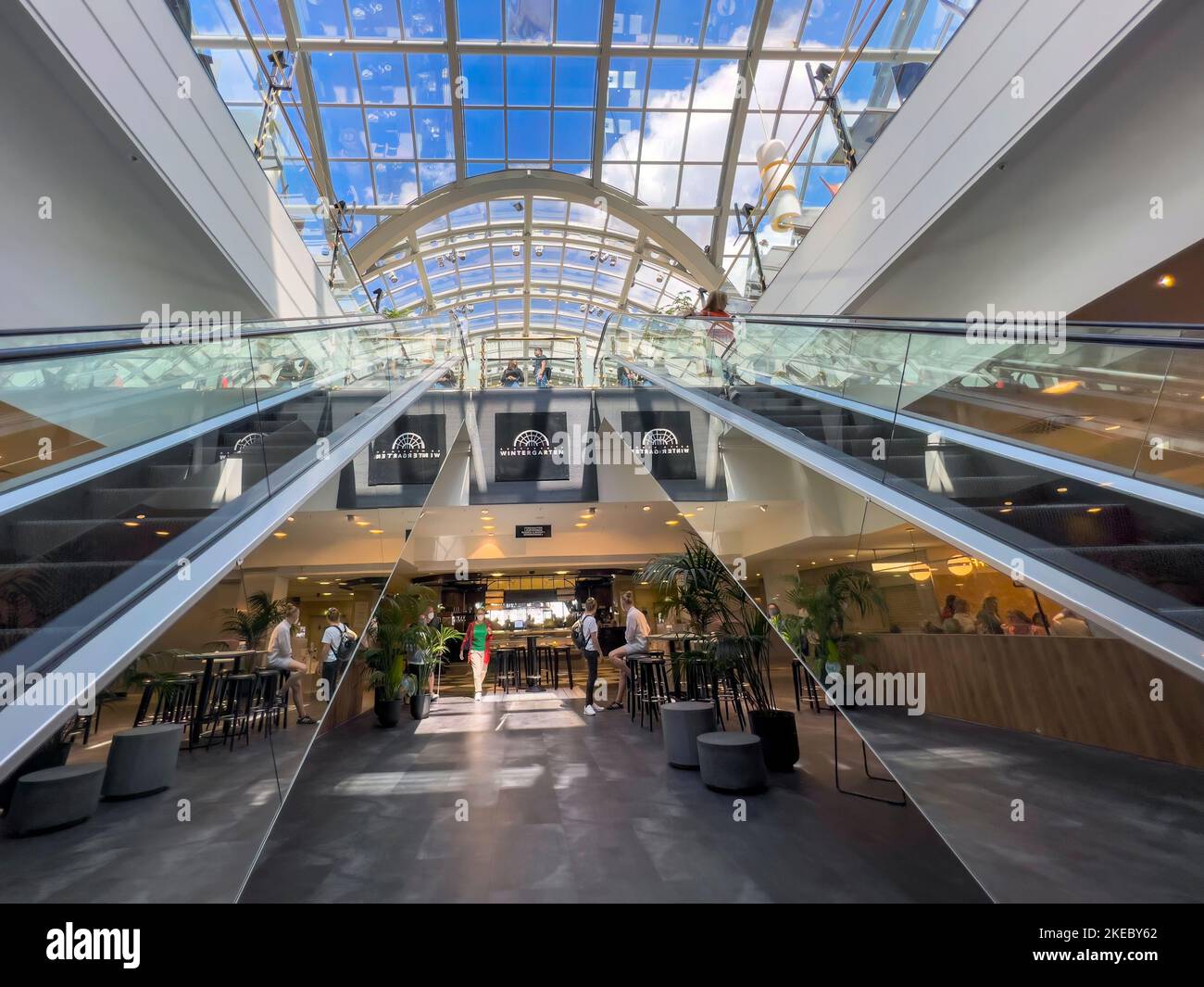 Wintergarten at the Kaufhaus des Westens, Berlin, Germany Stock Photo
