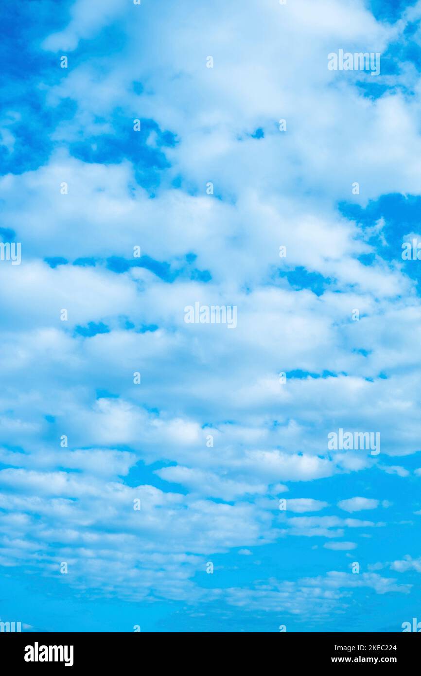 blue sky with clouds wallpaper Stock Photo - Alamy