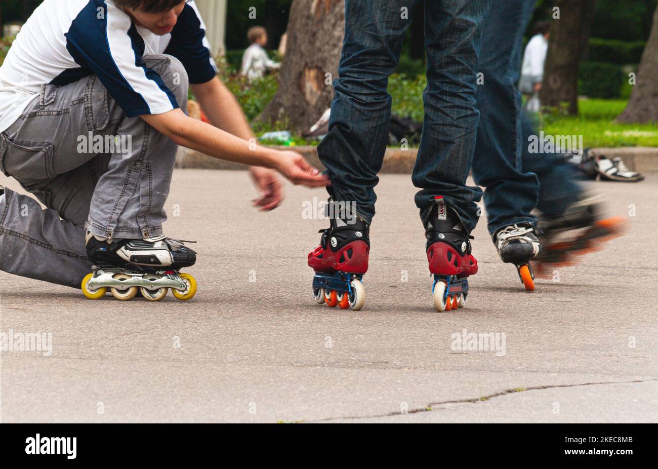 Roller blades hi-res stock photography and images - Page 2 - Alamy