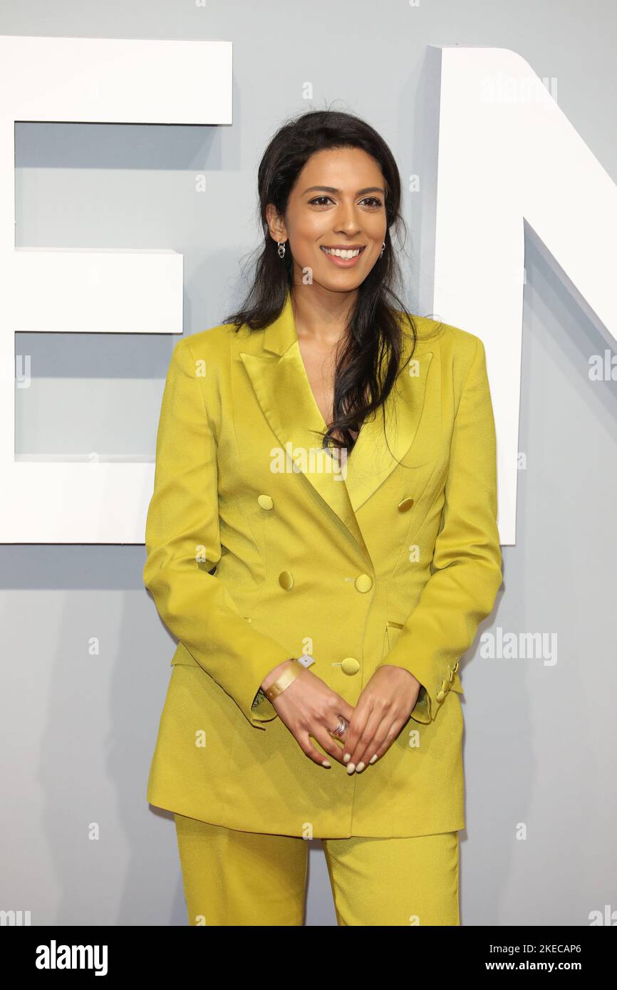 Crystelle Pereira attends the UK Premiere of "The Menu" at BFI