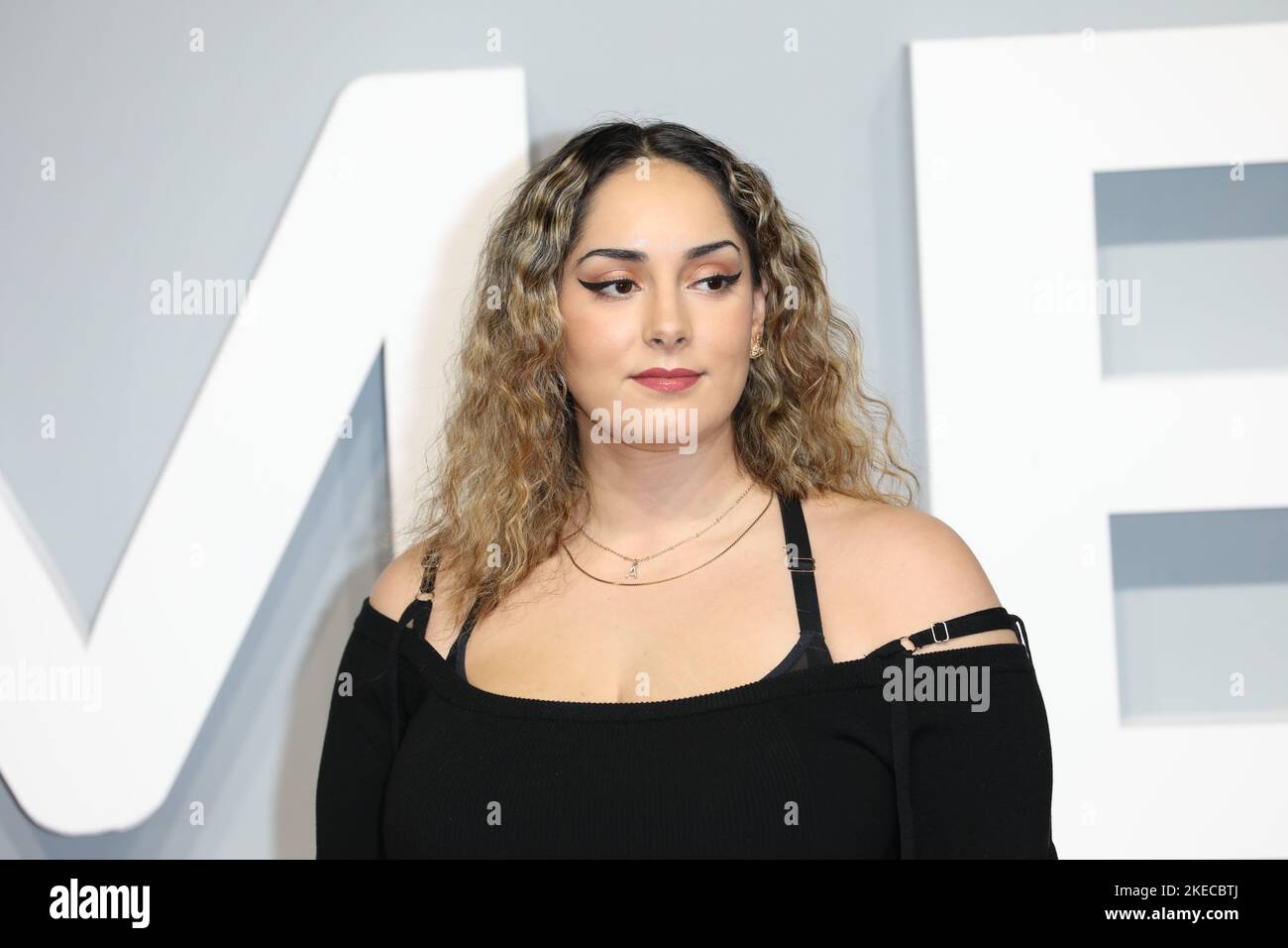 Miraa May attends the UK Premiere of "The Menu" at BFI Southbank Stock