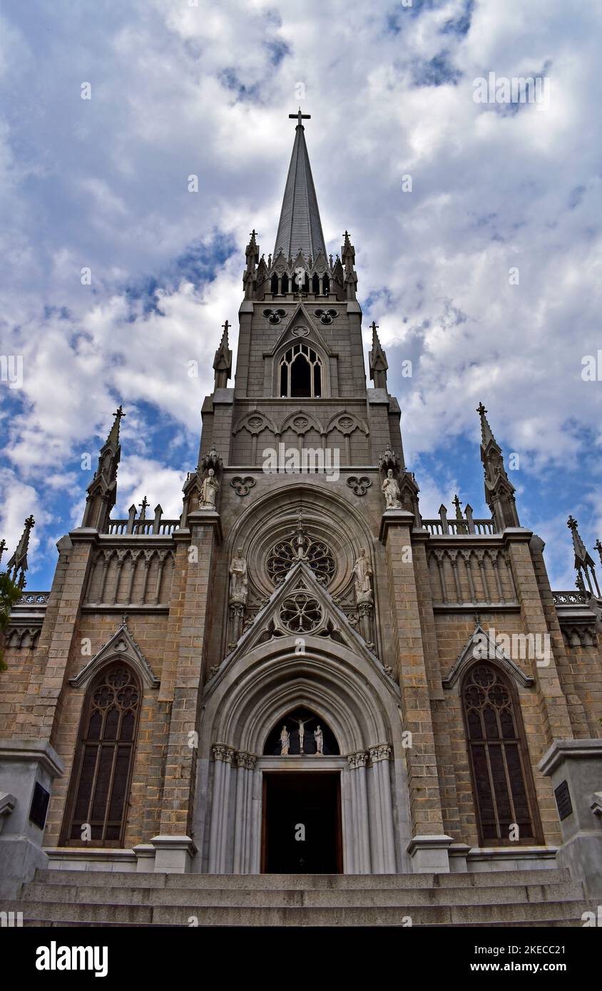 Cathedral of Saint Peter of Alcantara in Petropolis, Rio de Janeiro, Brazil Stock Photo