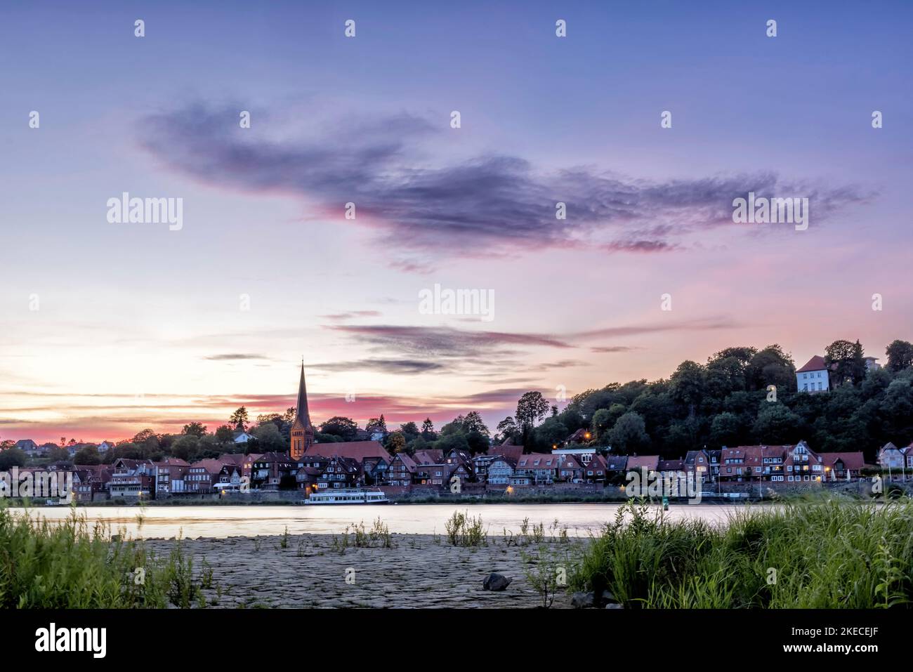 Small town side river hi-res stock photography and images - Alamy