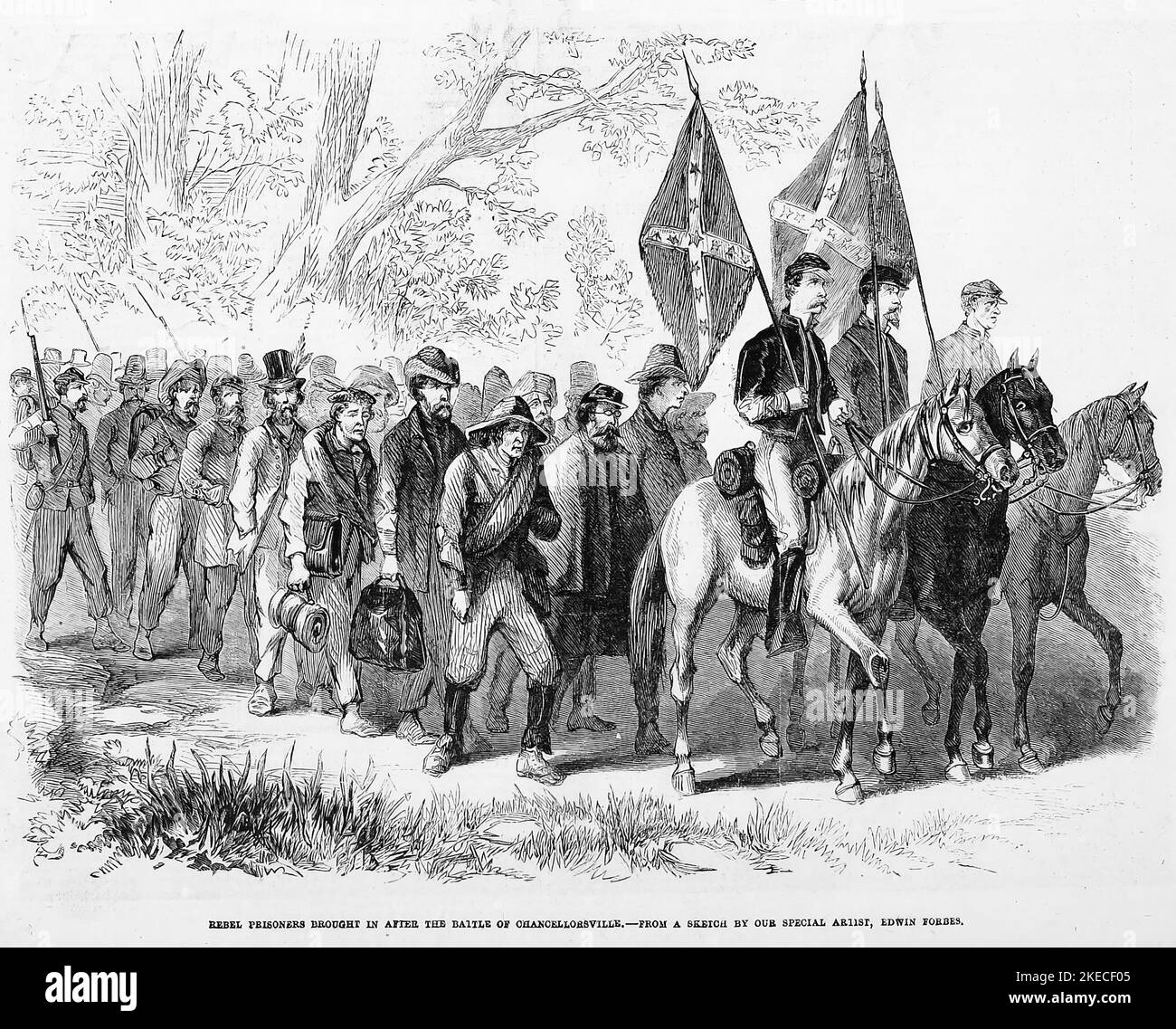Rebel prisoners brought in after the Battle of Chancellorsville. May ...