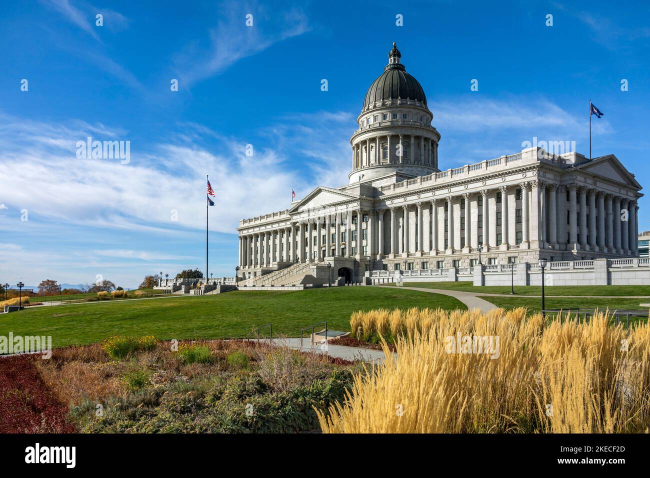 Government building, Capitol in Salt Lake City Stock Photo