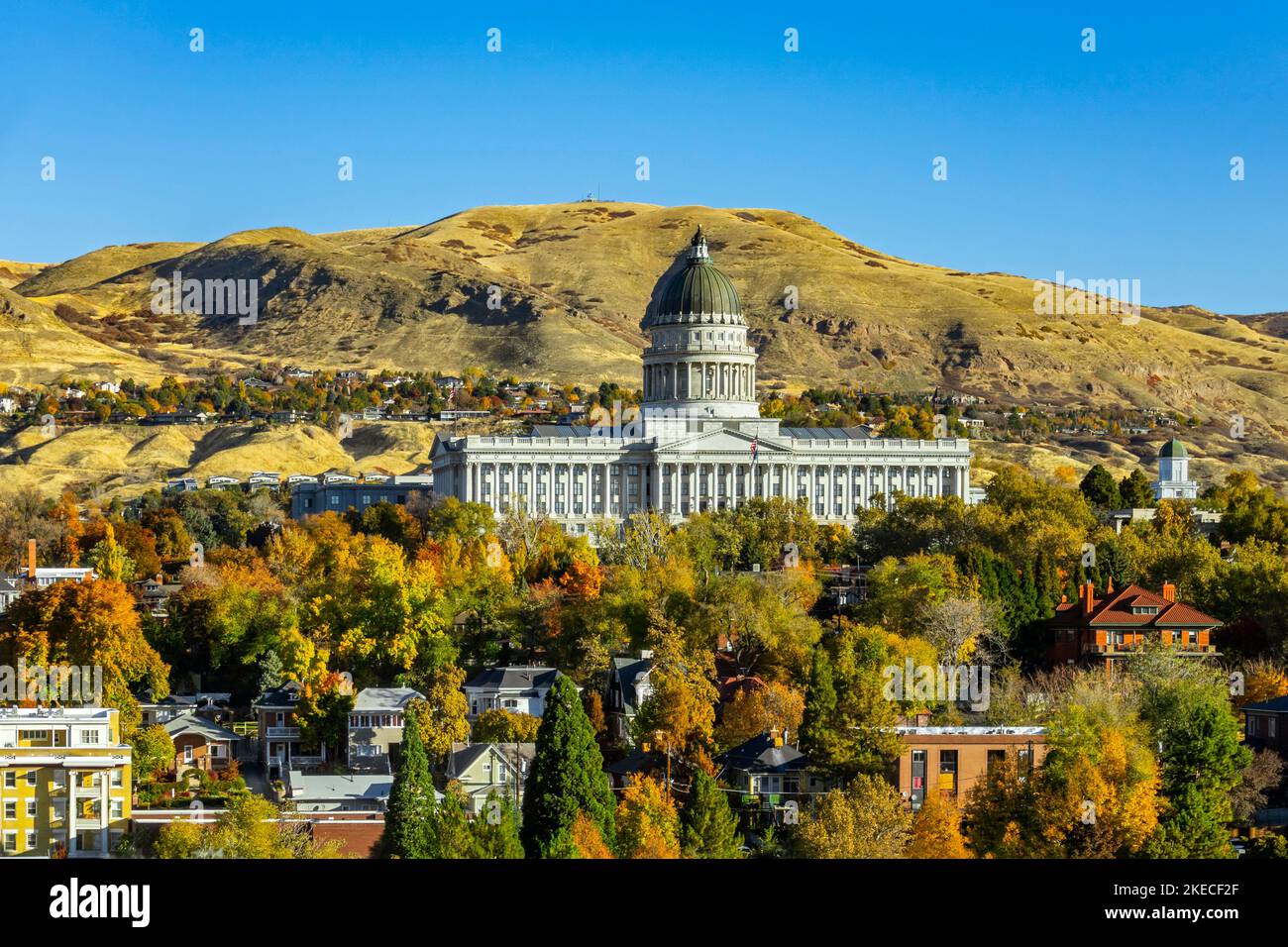 Government building, Capitol in Salt Lake City Stock Photo