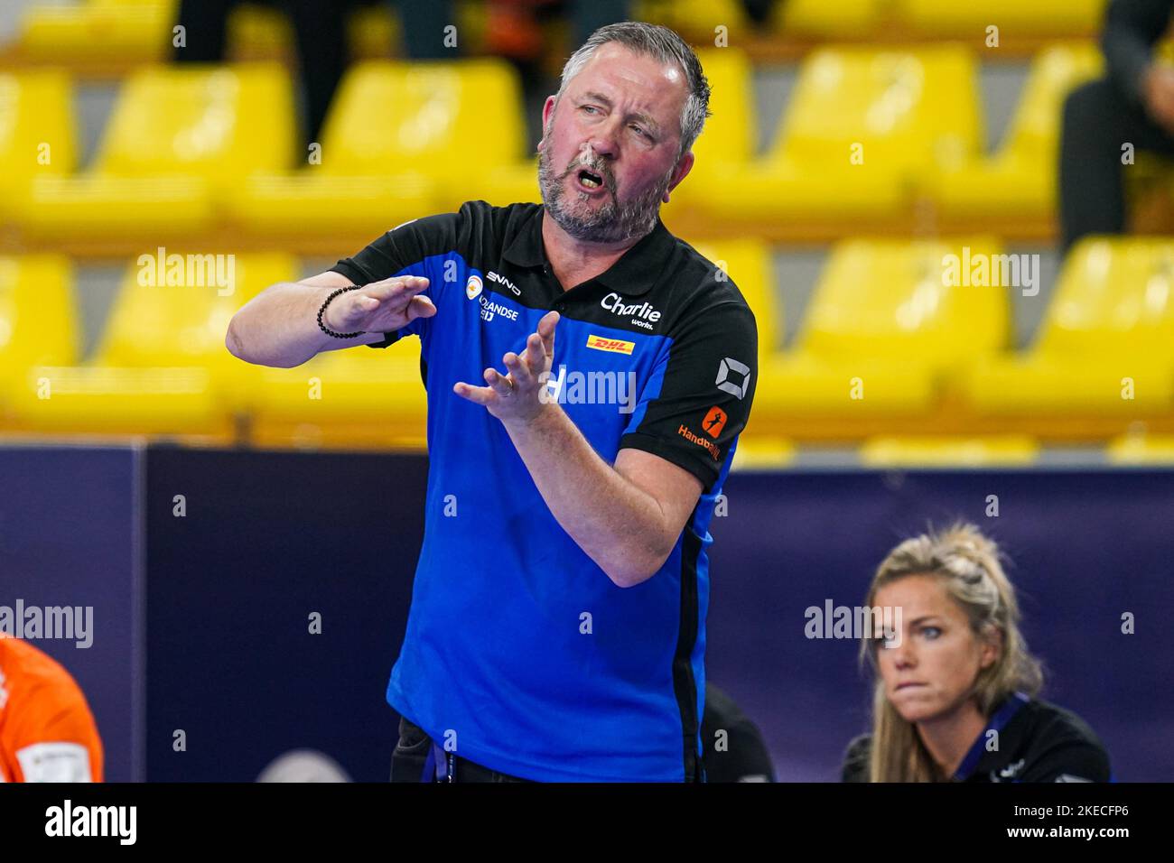 SKOPJE, MACEDONIA NOVEMBER 11 head coach Per Anders Johansson of The