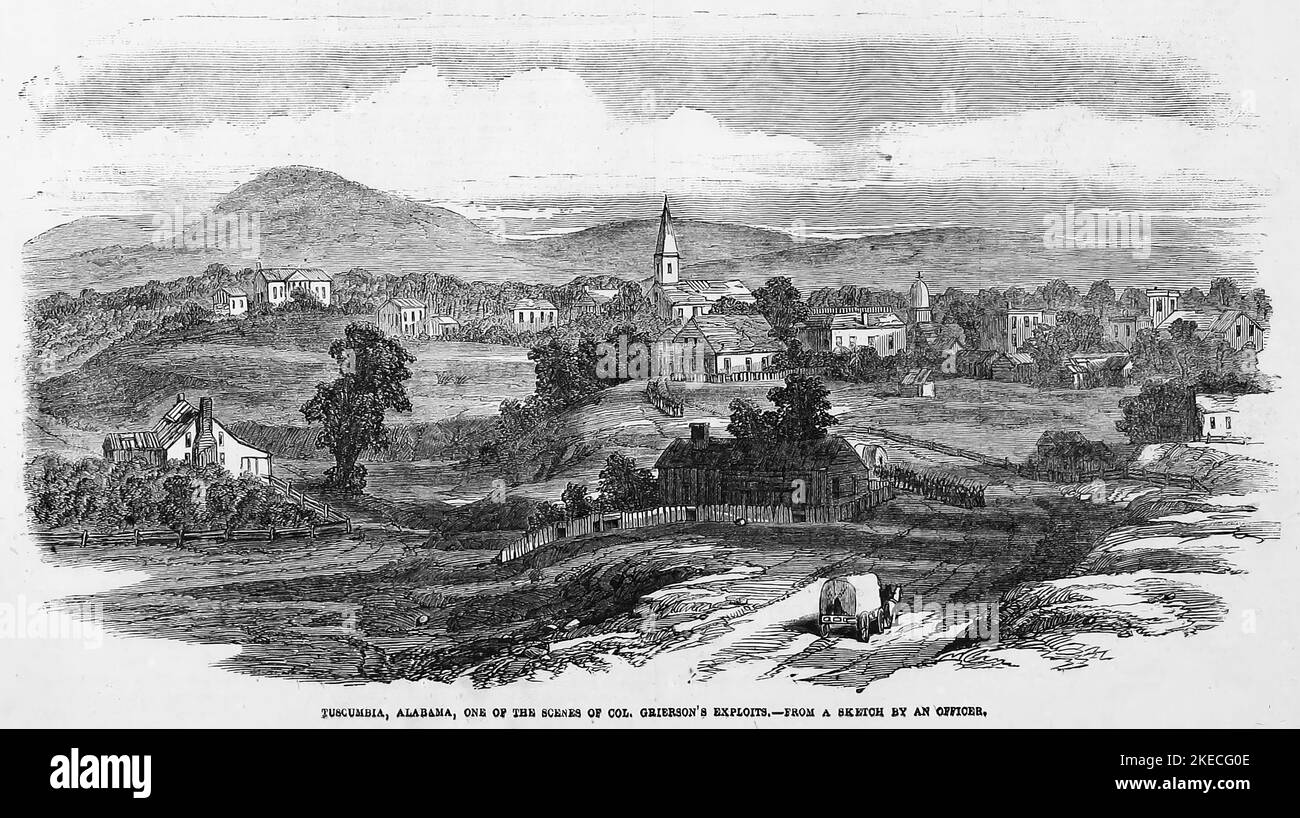 Tuscumbia, Alabama, one of the scenes of Colonel Benjamin Grierson's exploits. May 1863. 19th