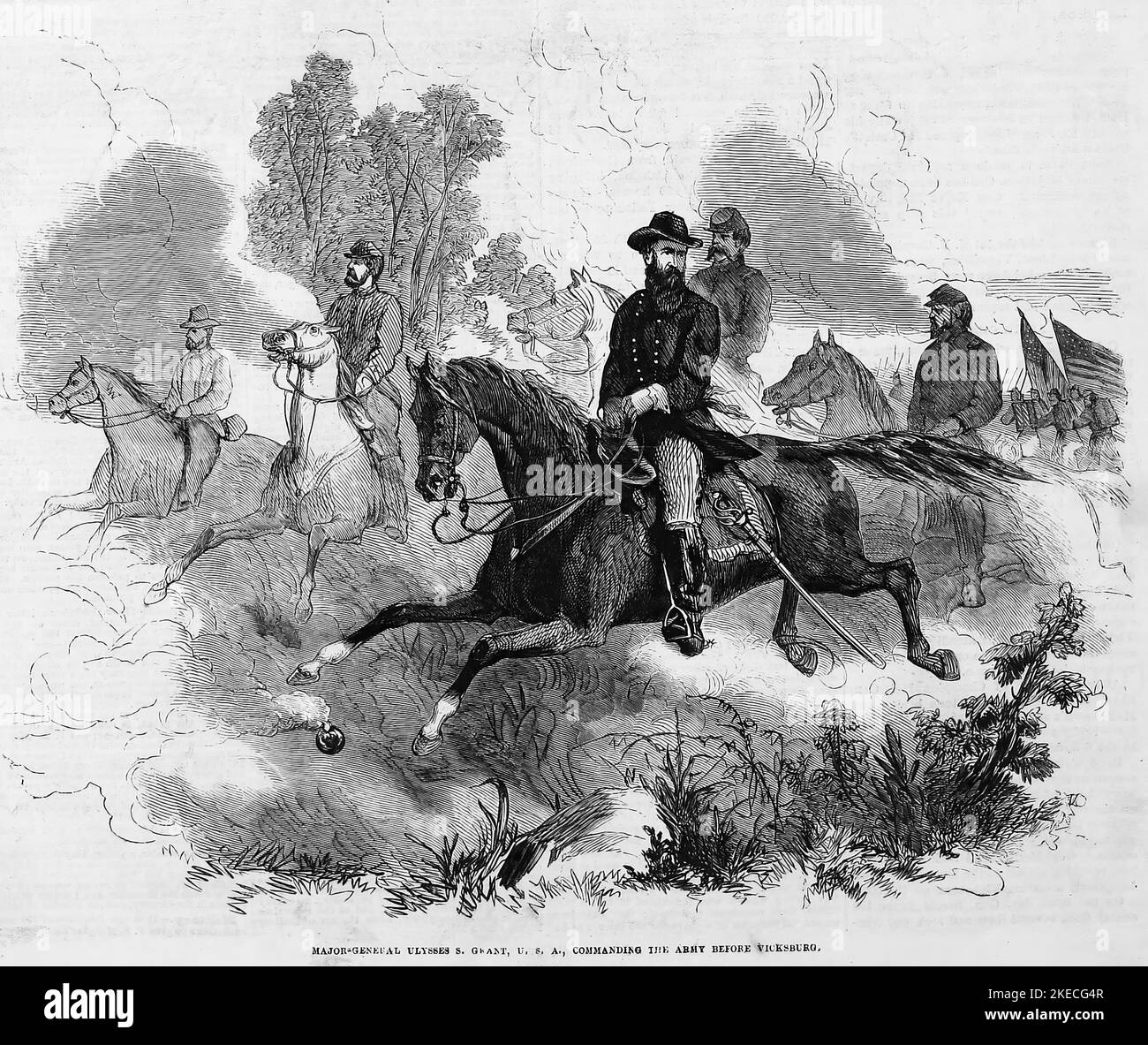 Major General Ulysses S. Grant, commanding the Army before Vicksburg