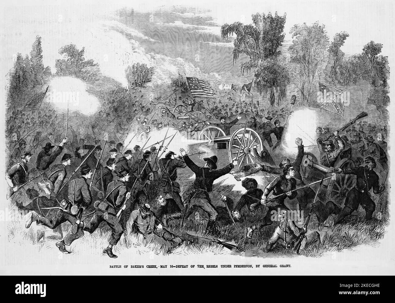 Battle of Baker's Creek (Champion Hill), May 16th, 1863 Defeat of the