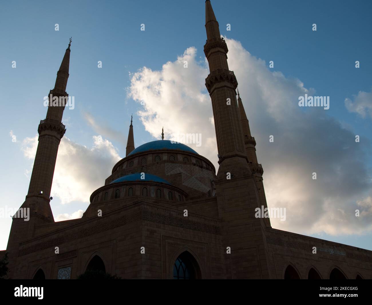 Mohamed alAmin Mosque, Beirut Central District, Beirut, Lebanon Stock Photo