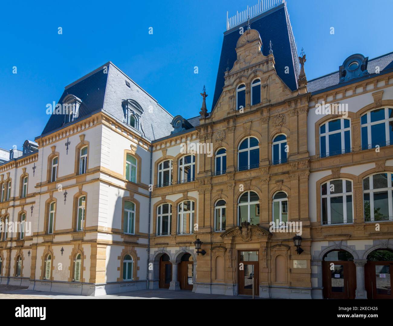 Luxembourg City (Lëtzebuerg / Luxemburg), Ministry of Foreign Affairs (Ministère des Affaires étrangères) in old town, Luxembourg Stock Photo