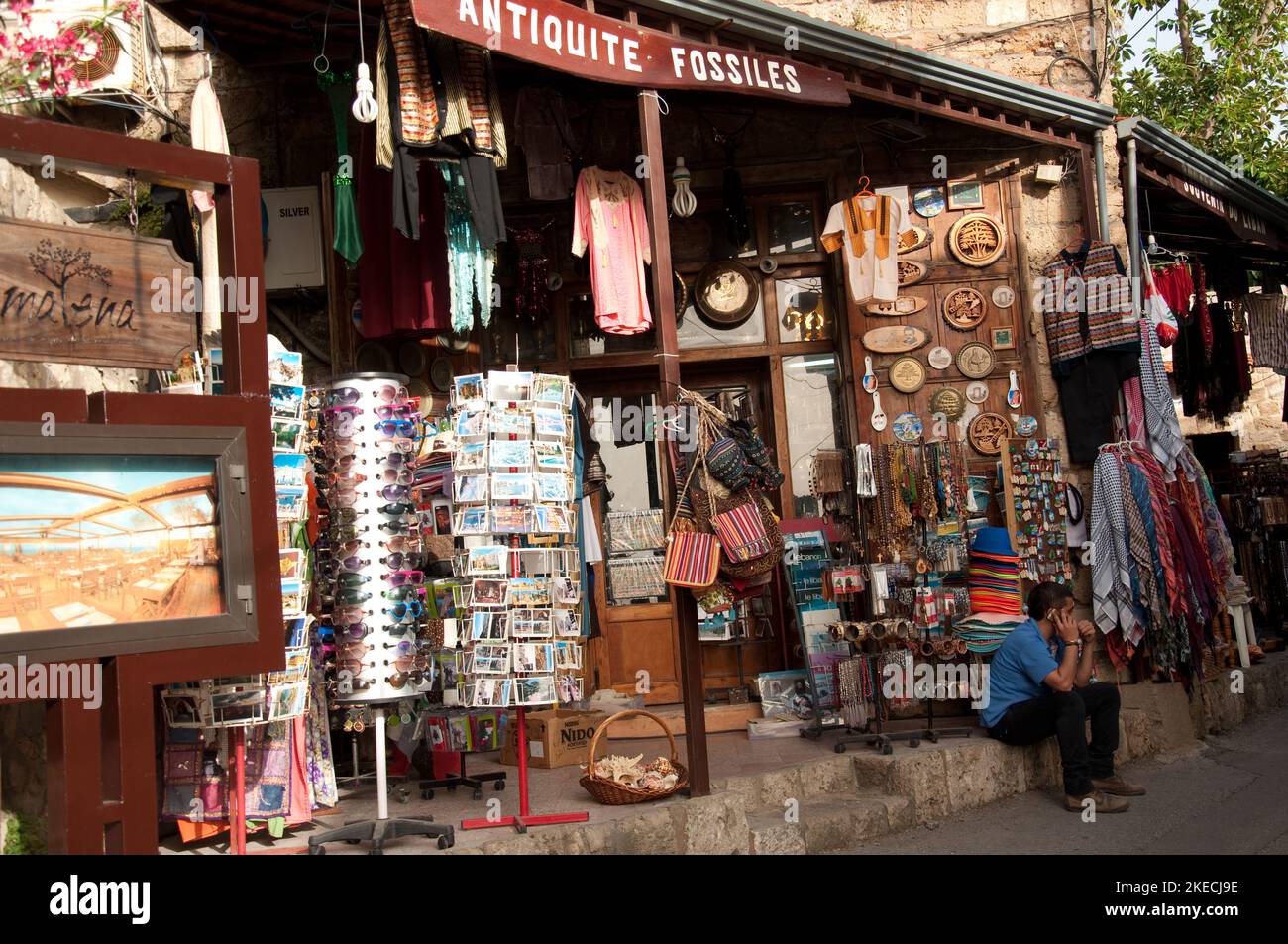 Souvenir Shop, Byblos, Lebanon Stock Photo Alamy