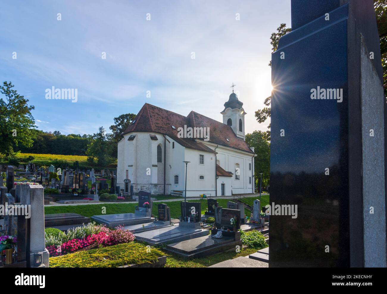 Hagenbrunn, church St. Veit in Weinviertel, Lower Austria, Austria Stock Photo