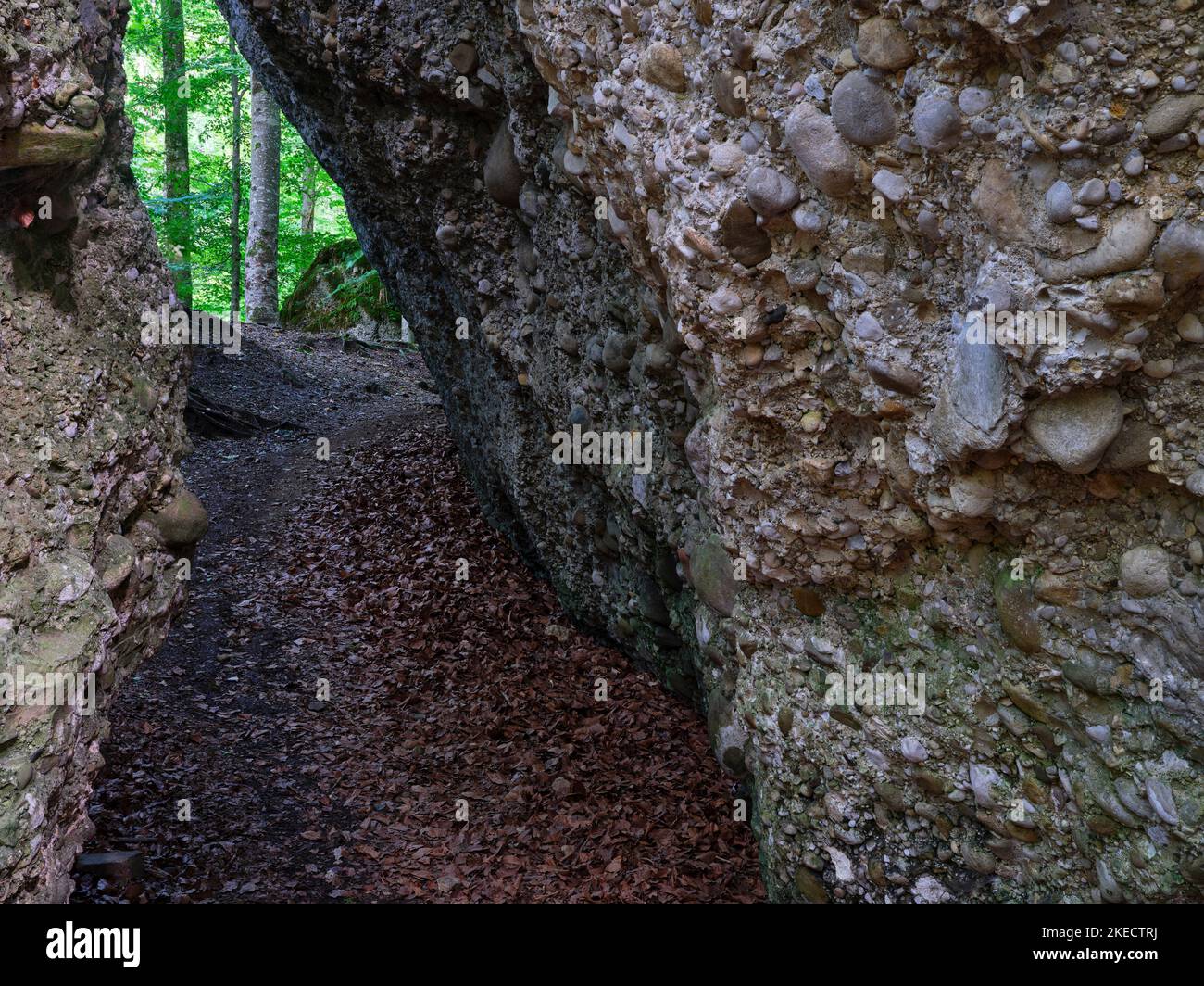 In the devil's kitchen, Obergünzburg Stock Photo - Alamy