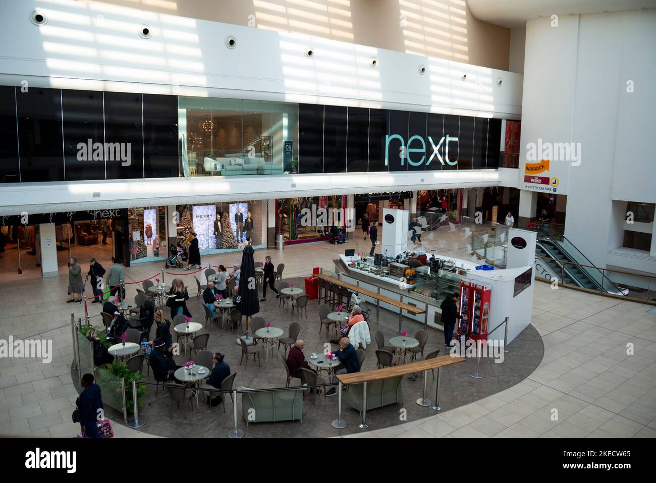 Inside Victoria Shopping Centre in Southend on Sea, Essex, UK. Retail