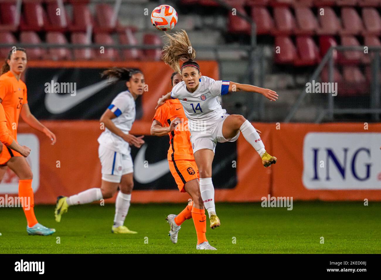 UTRECHT, NETHERLANDS - NOVEMBER 11: Priscila Chinchilla of Costa Rica ...