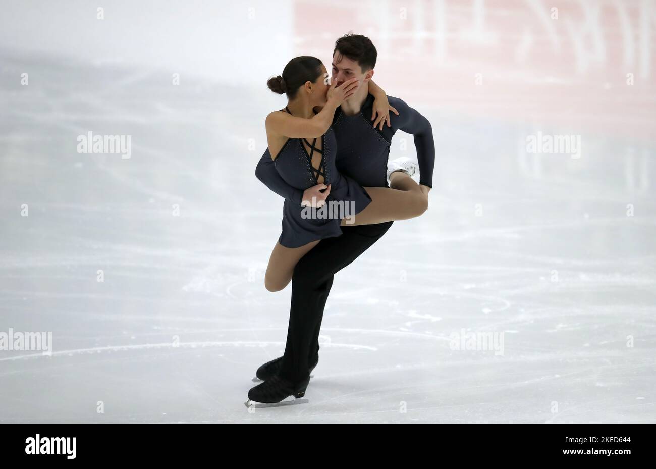 Great Britain's Anastasia VaipanLaw and Luke Digby during the pairs