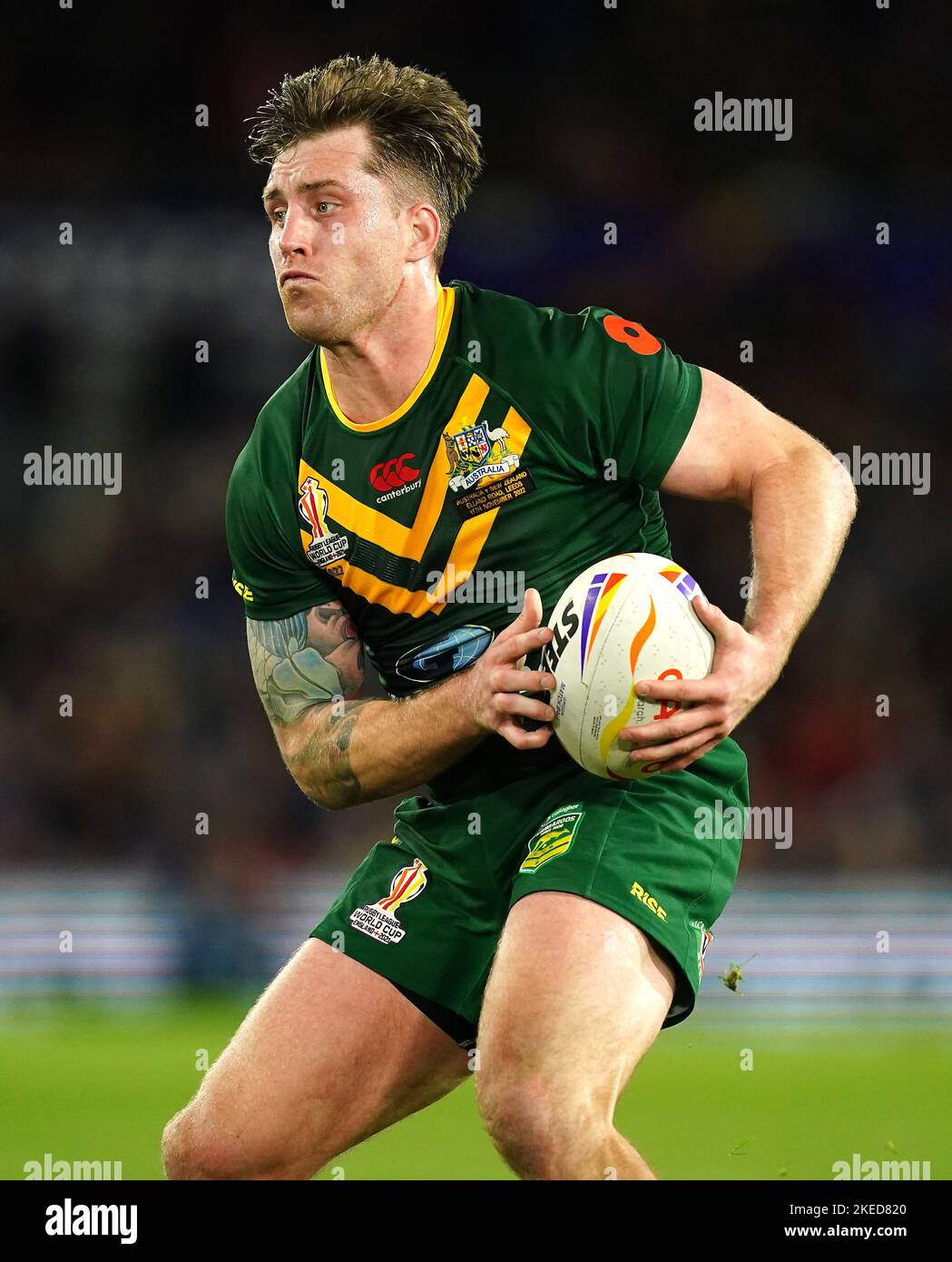 Australia's Cameron Munster during the Rugby League World Cup semi ...