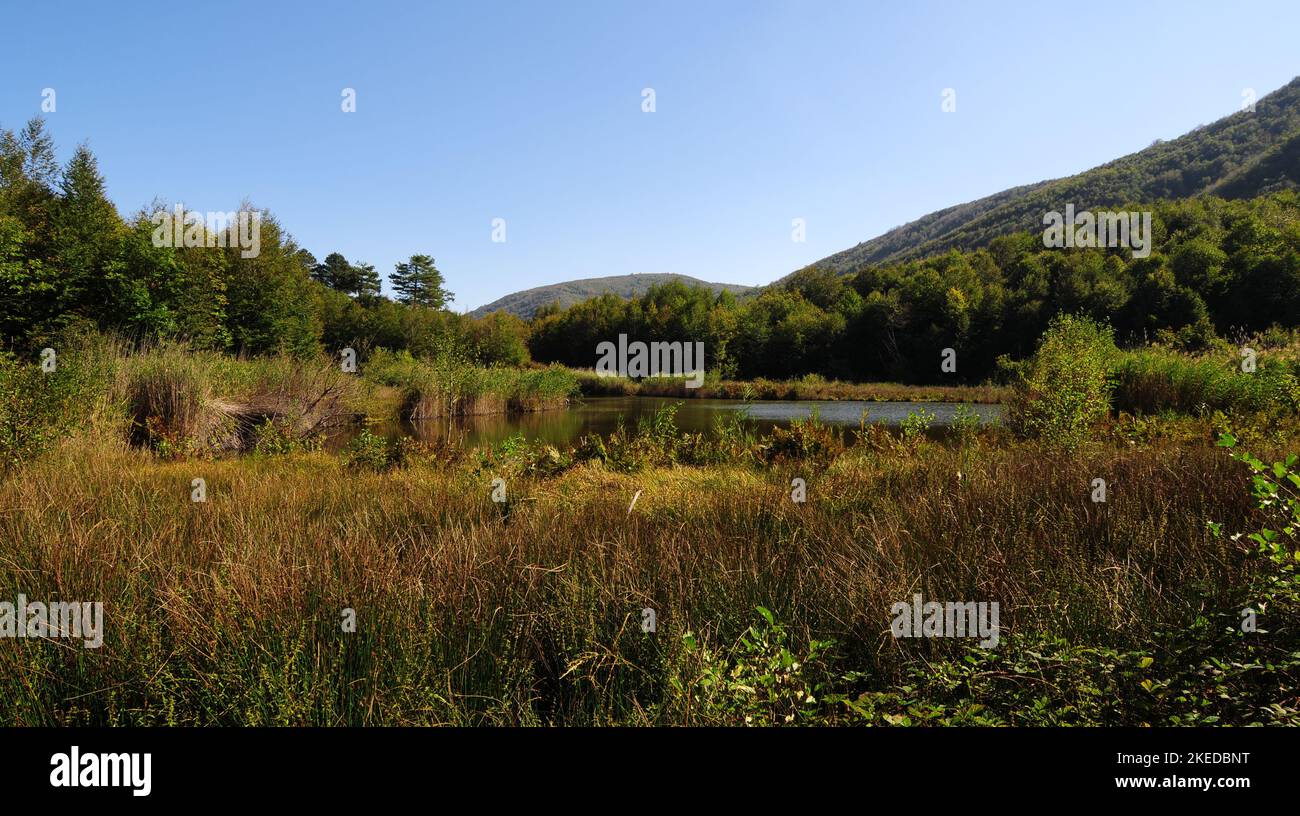 Small bottomless lake - Yalova - TURKEY Stock Photo