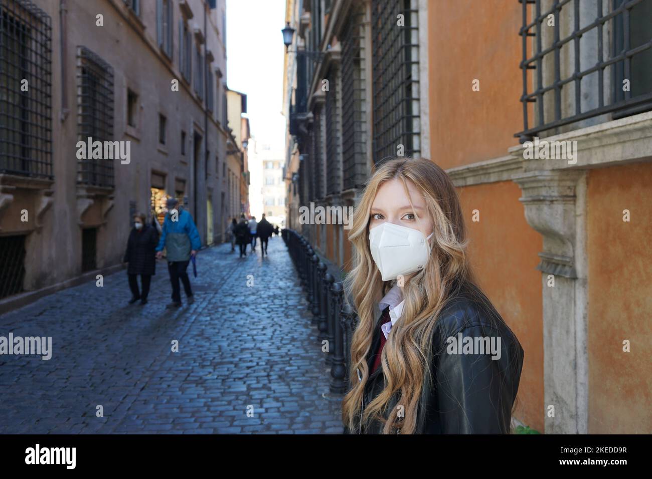 Woman wearing leather mask hires stock photography and images Alamy