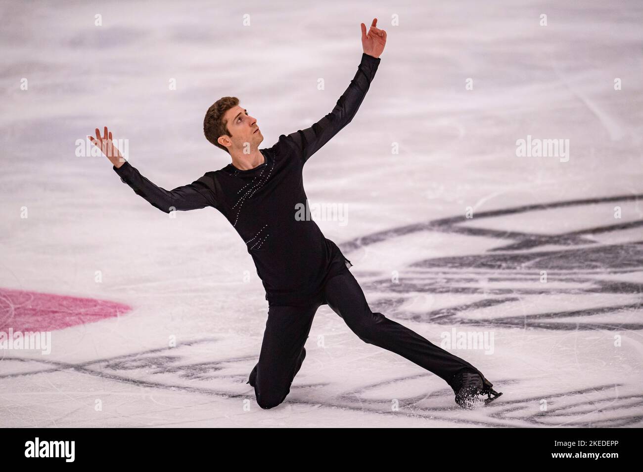 SHEFFIELD, Sheffield. 11th, Nov 2022. Morris Kvitelashvili of performs in Men’s short