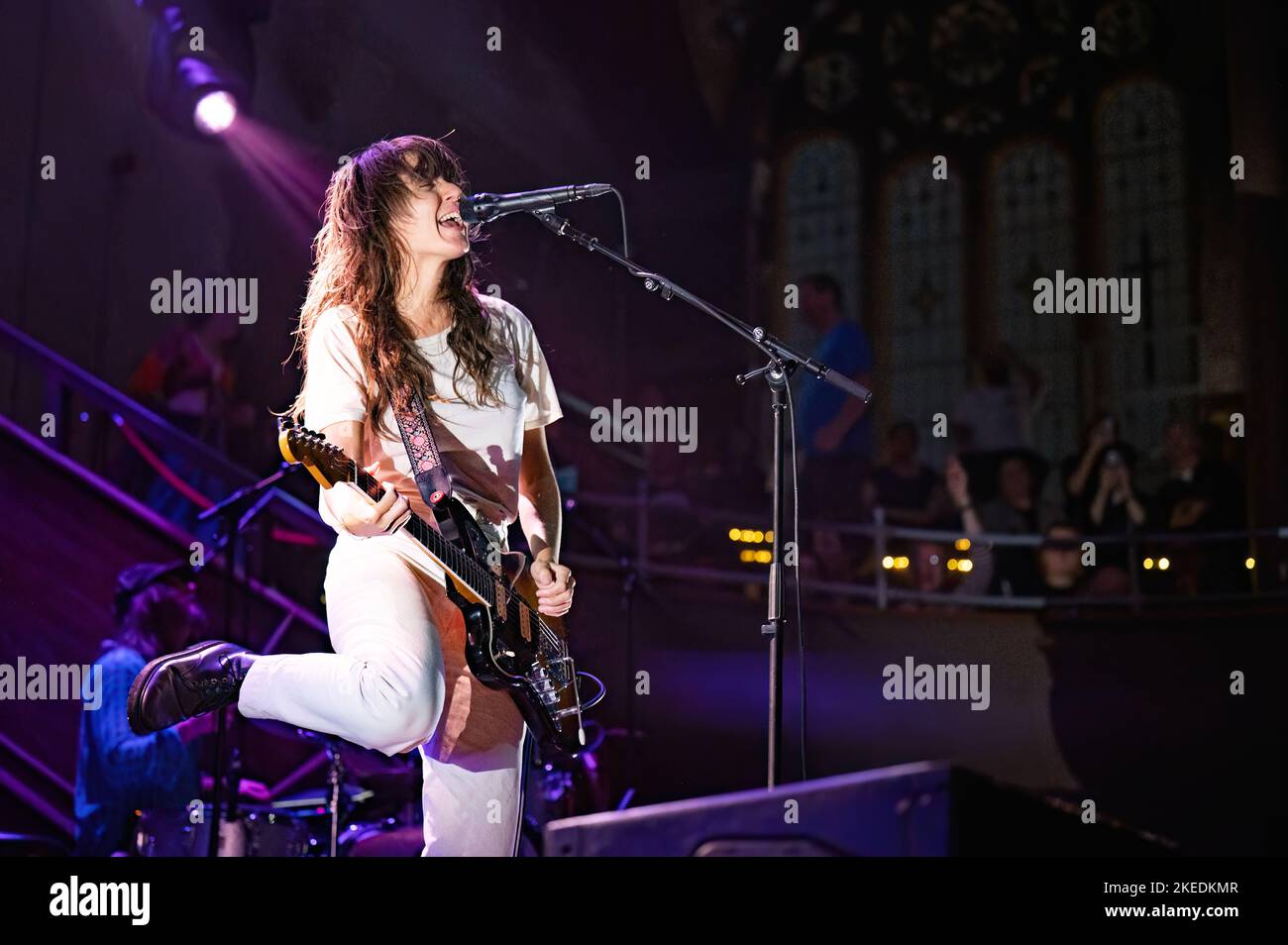 Manchester, UK. 11th Nov 2022. Courtney Melba Barnett performs at Manchester's Albert Hall on her 'Things Take Time, Take Time'  2022 tour. 2022-11-11. Credit:  Gary Mather/Alamy Live News Stock Photo