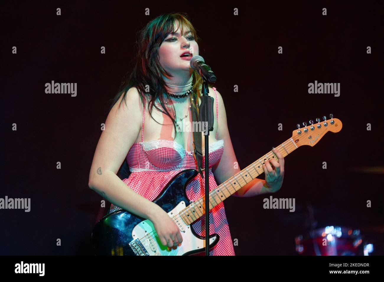 Duesseldorf, Germany. 11th Nov, 2022. Singer Gayle performs on stage at the MTV EMA Best German Act Award ceremony. Credit: Henning Kaiser/dpa/Alamy Live News Stock Photo