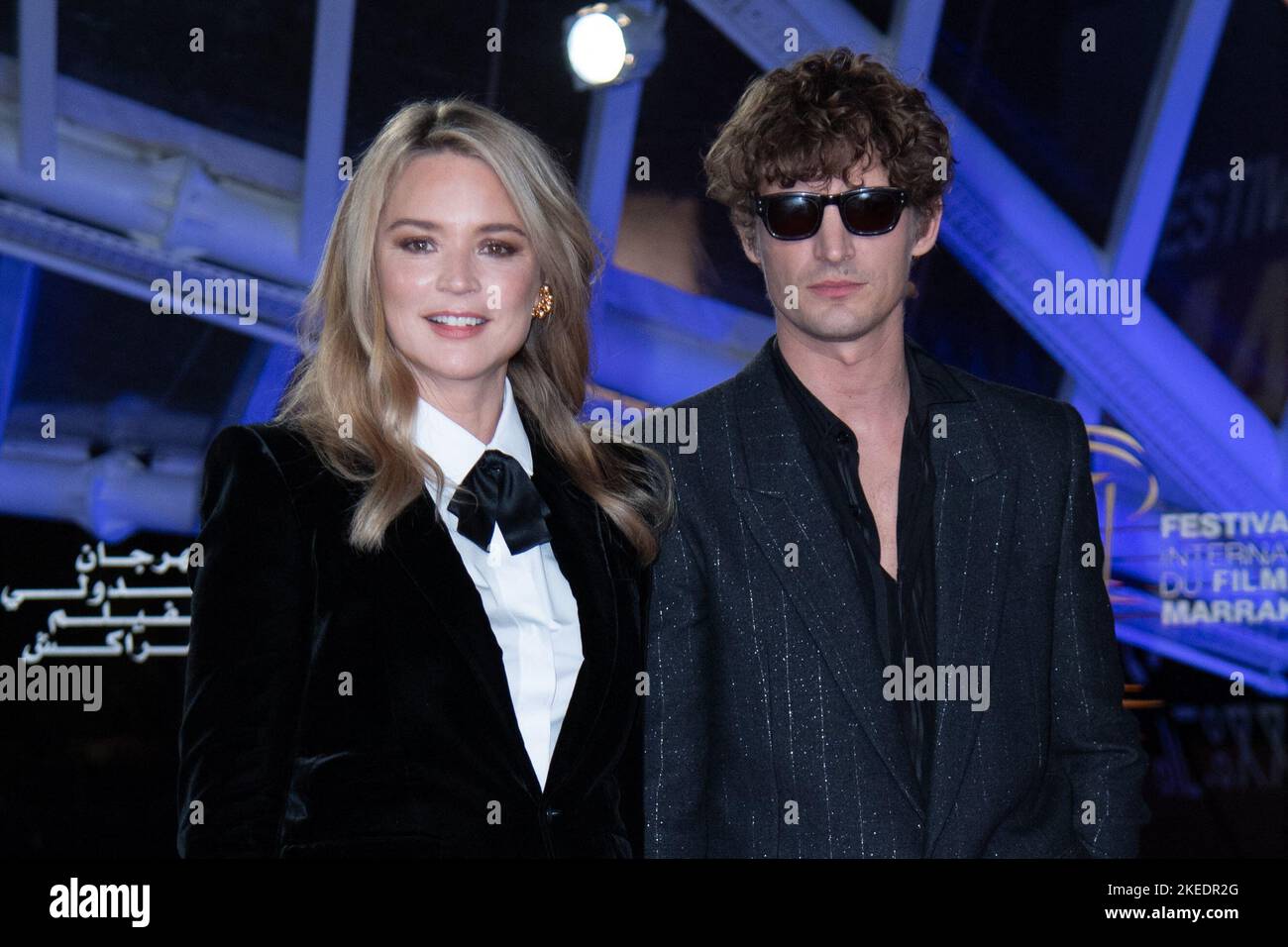 Virginie Efira and Niels Schneider attending the 19th Marrakech ...