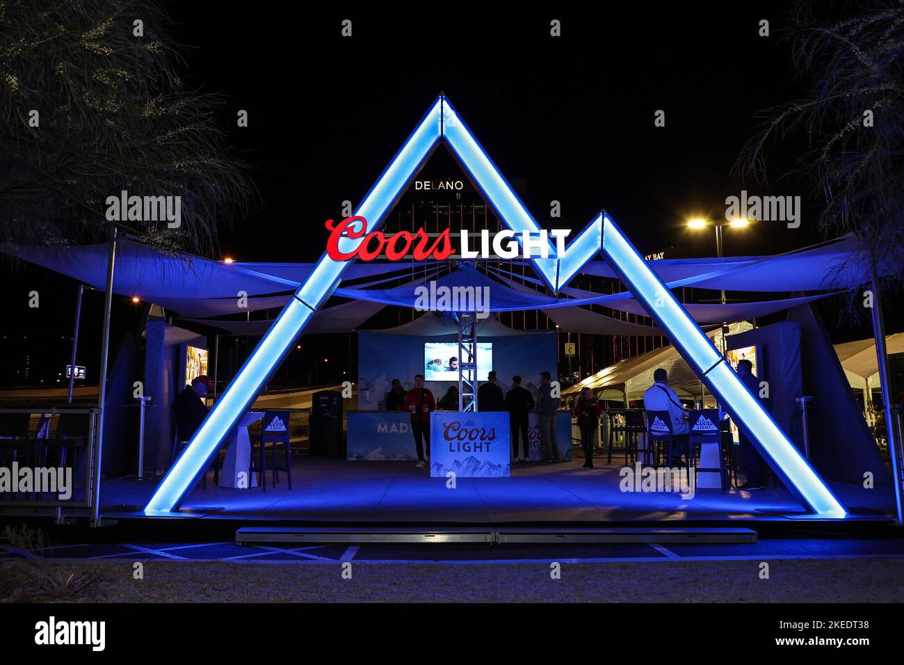 Las Vegas, NV, USA. 11th Nov, 2022. The Coors Light refreshment area
