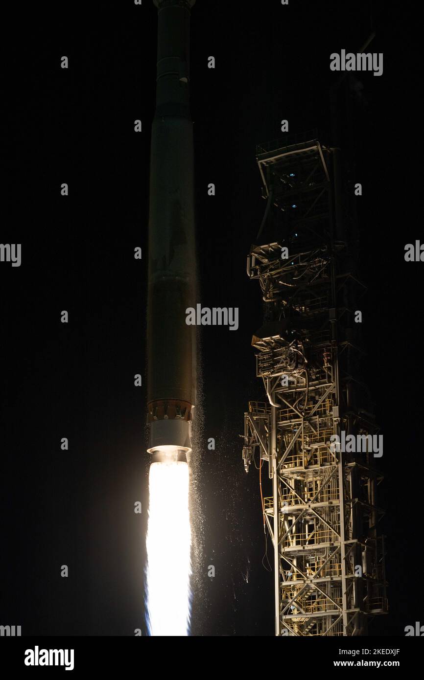 Nov 10, 2022; Lompoc, CA, USA; The United Launch Alliance (ULA) Atlas V