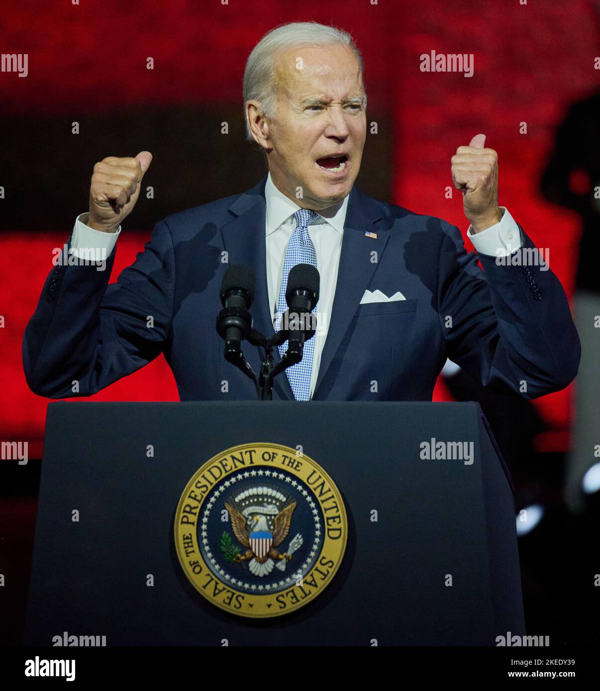 PHILADELPHIA, PA, USA - SEPTEMBER 01, 2022: President Joe Biden ...