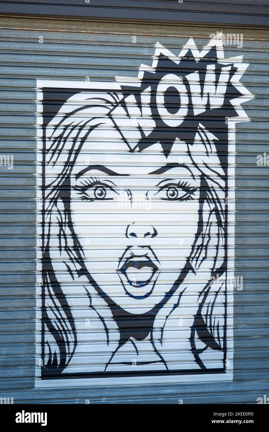 Street Art, Collingwood, Melbourne, Victoria, Australia Stock Photo