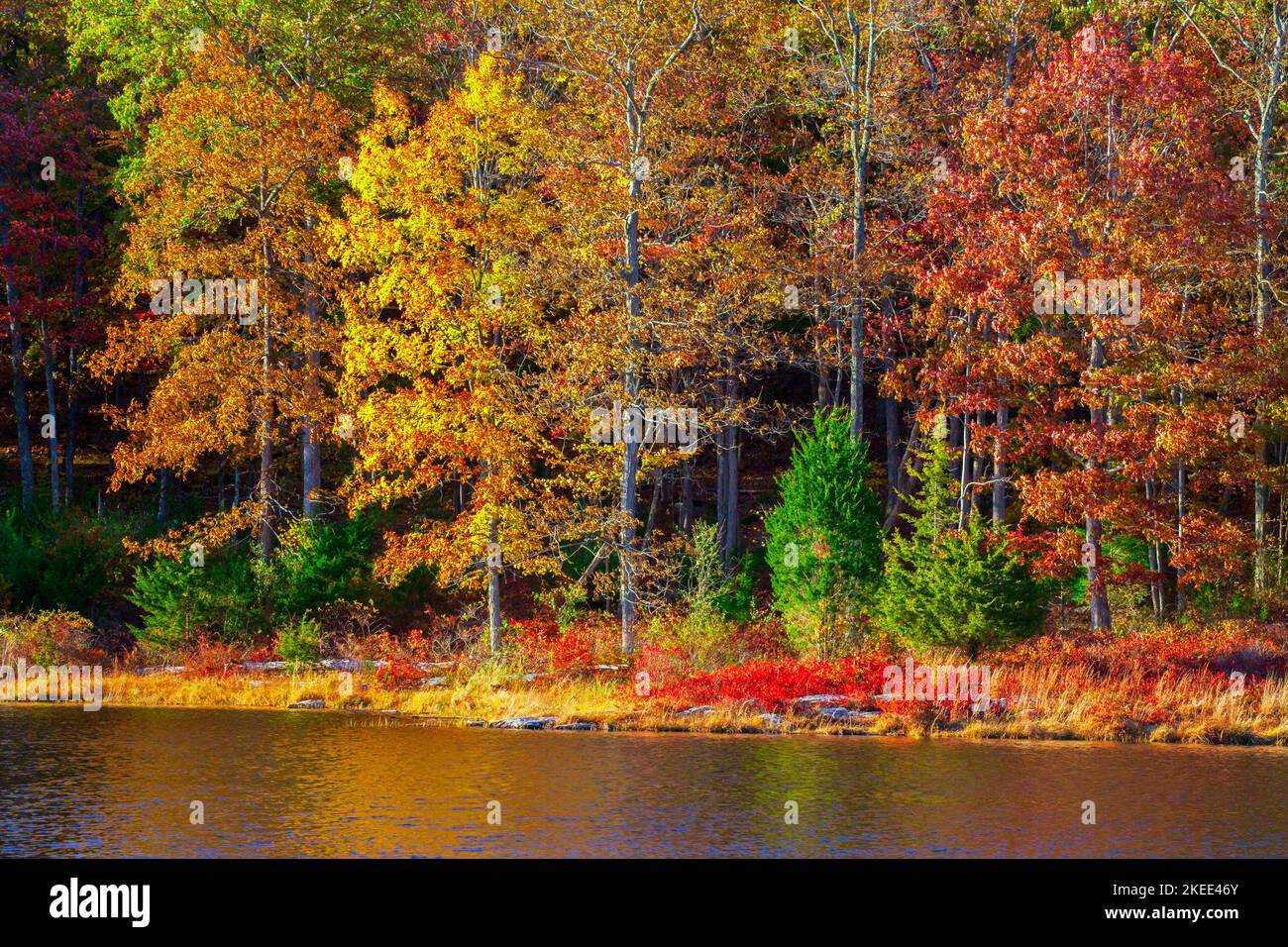 Blue Mountain Lake, New Jersey, just off the Appalachian Trail, was