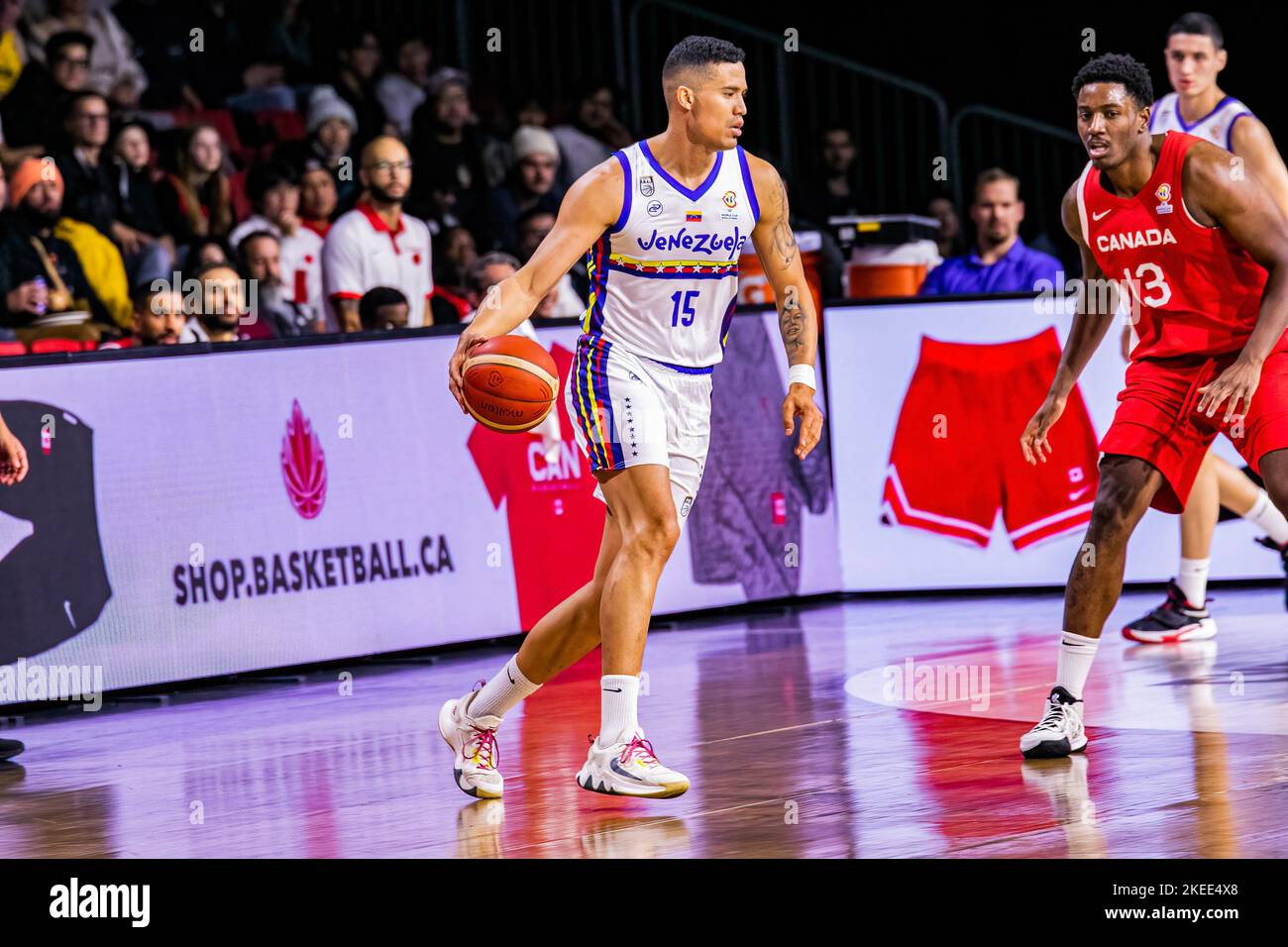 Venezuela's Windi Graterol seen in action as Canada defeats, Venezuela. , . Canada Goose is now 9-0 in qualifying. Credit: SOPA Images Limited/Alamy Live News Stock Photo