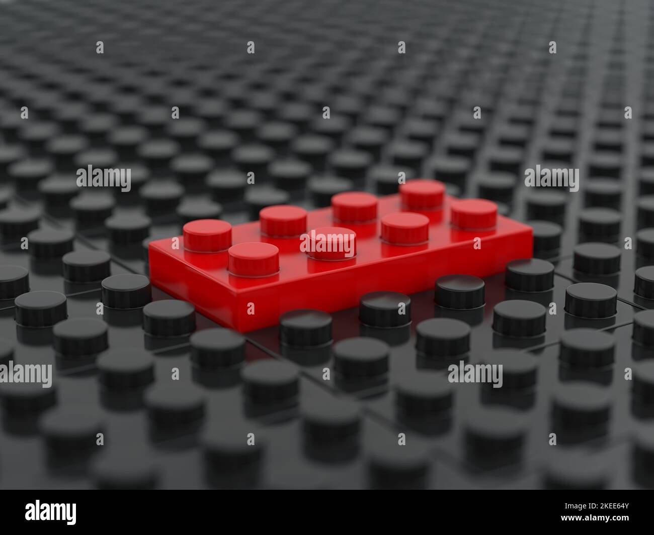 Background formed by toy blocks. 3d illustration Stock Photo - Alamy