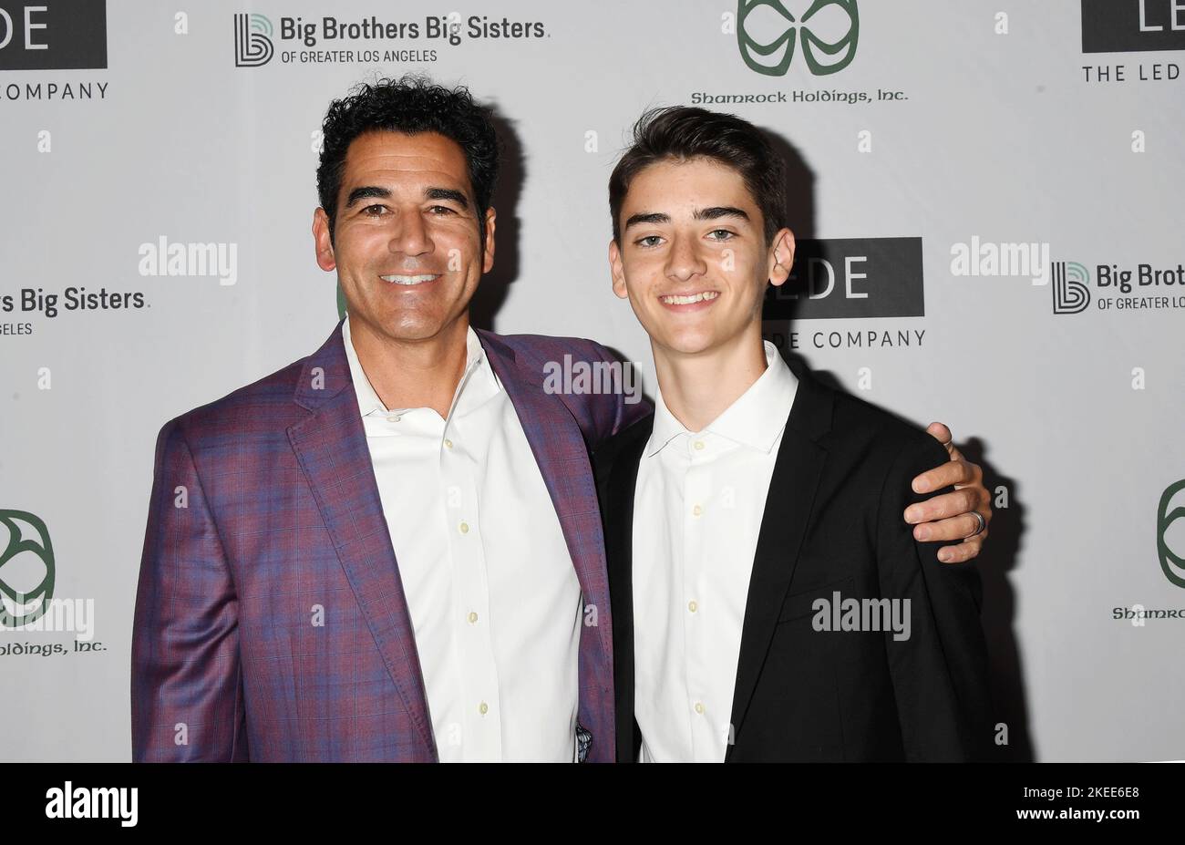 HOLLYWOOD, CA NOVEMBER 10 Brock Moseley (L) and guest attend "The