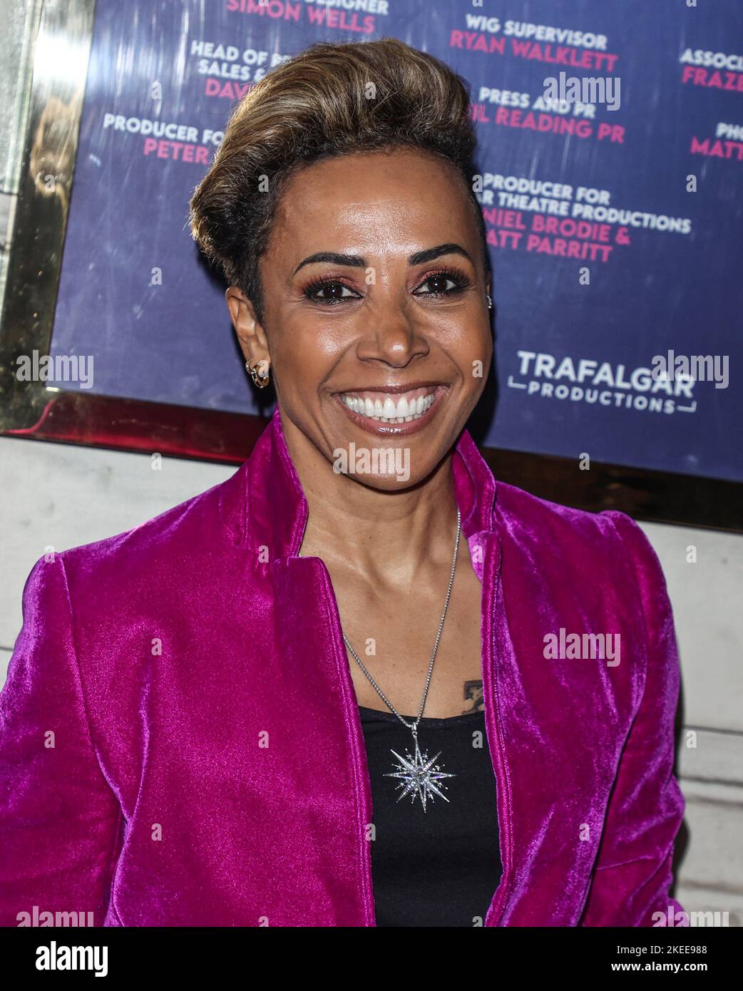 Dame Kelly Holmes attends the press night for "Death Drop Back In The